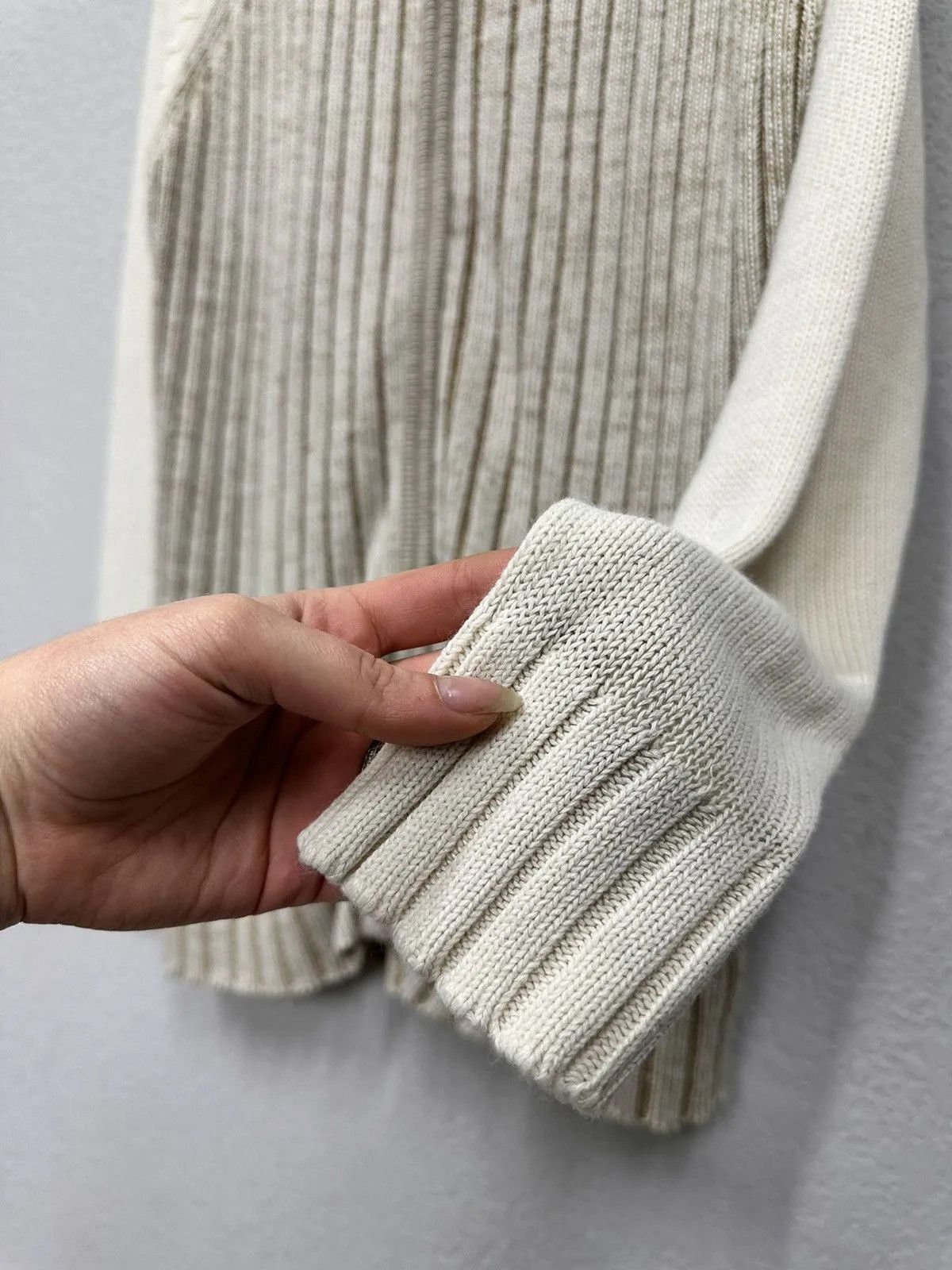 14th Addiction Vintage Beige Sweater Dolce Gabbana Style Streetwear Y2K Size US L / EU 52-54 / 3 - 5 Thumbnail