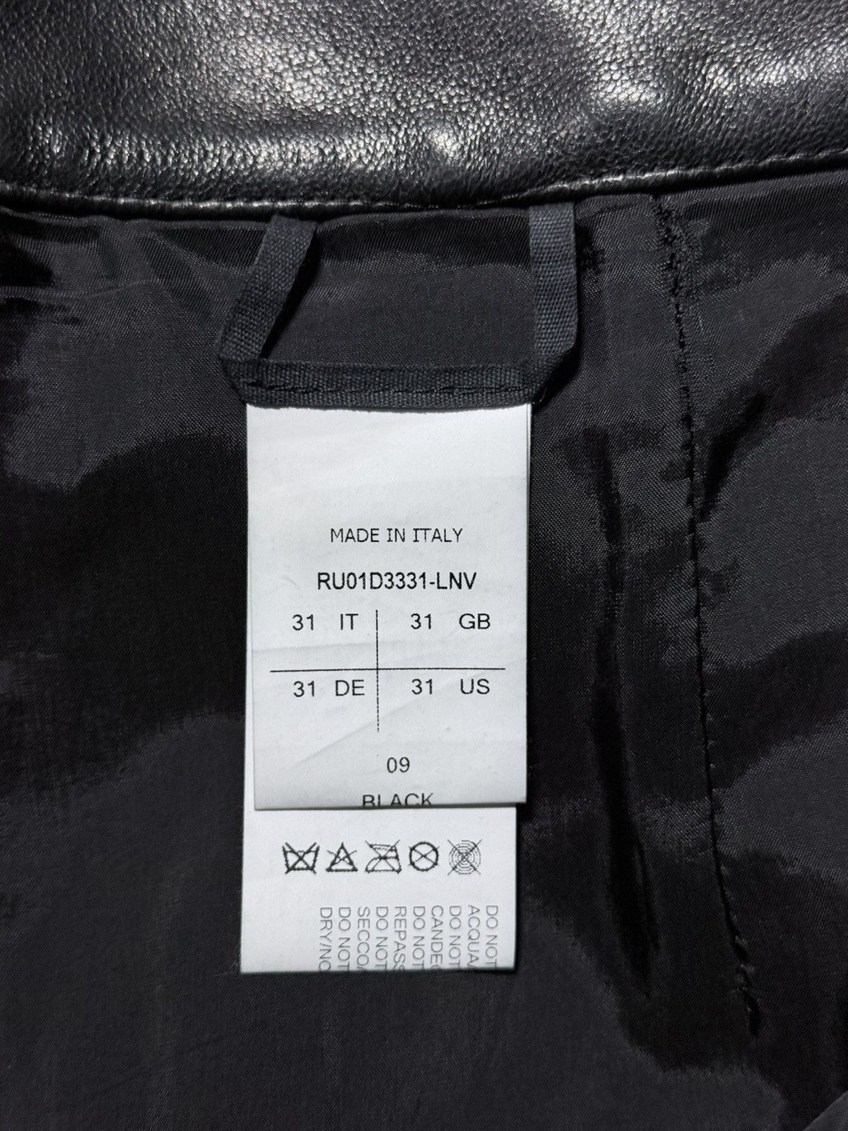 Rick Owens Rick Owens slivered leather pants Size US 31 - 11 Thumbnail