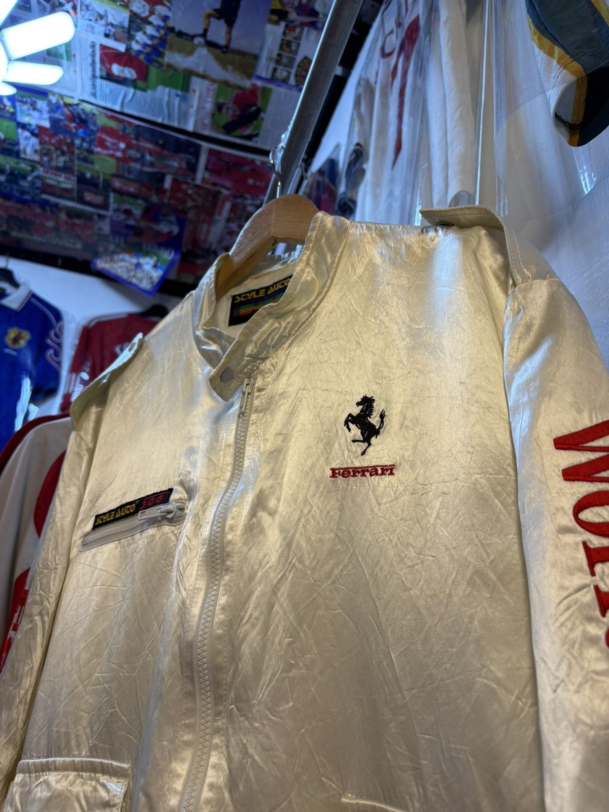 Ferrari Rare Vintage 80s Ferrari World Champion Jacket Size US XL / EU 56 / 4 - 3 Thumbnail