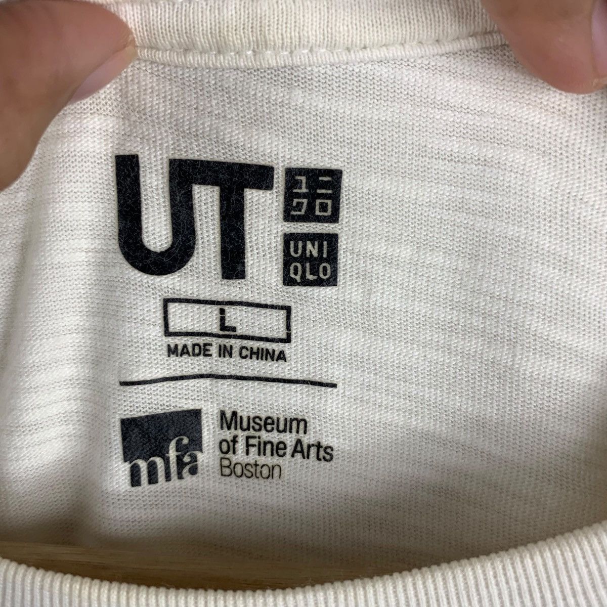 Uniqlo UNIQLO x KATSUSHIKA HOKUSAI MoMa Art Boston Tee Shirt Top Size L / US 10 / IT 46 - 6 Thumbnail
