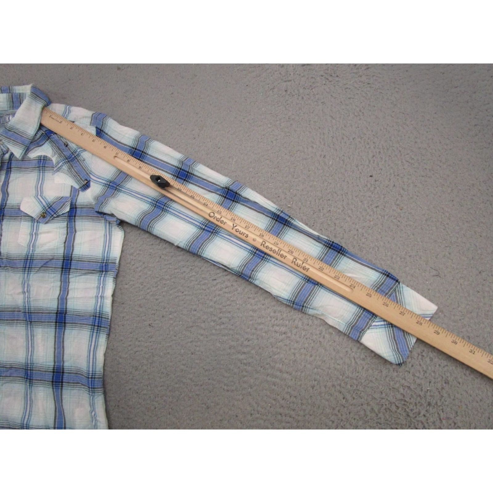 Wrangler WRANGLER SHIRT ROCK 47 Women's Plaid Western Pearl Snap Embroidered Size M Size M / US 6-8 / IT 42-44 - 7 Thumbnail