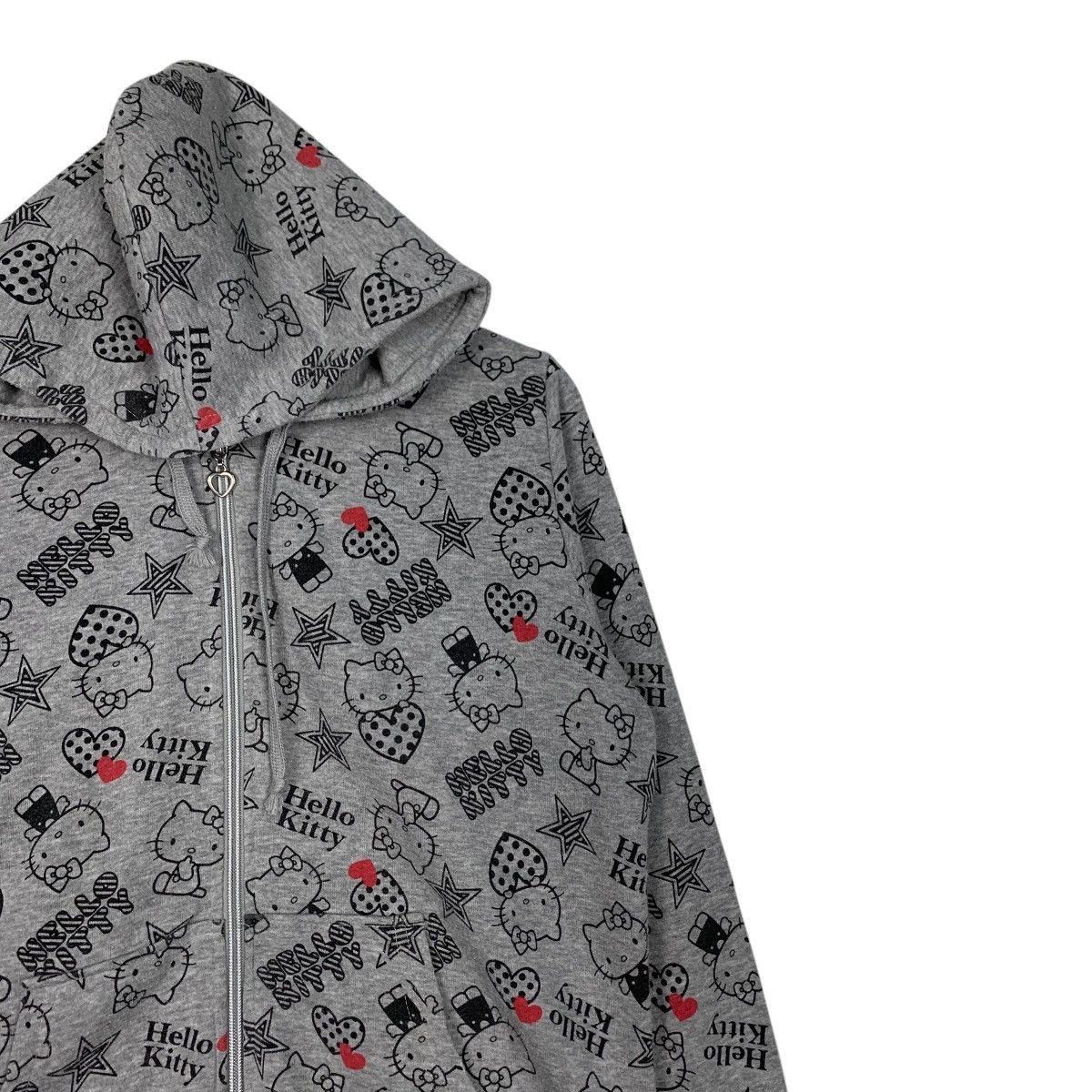 Anime HELLO KITTY Fullprint Zipper Hoodies Sweatshirt #1856-C81 Size L / US 10 / IT 46 - 5 Thumbnail