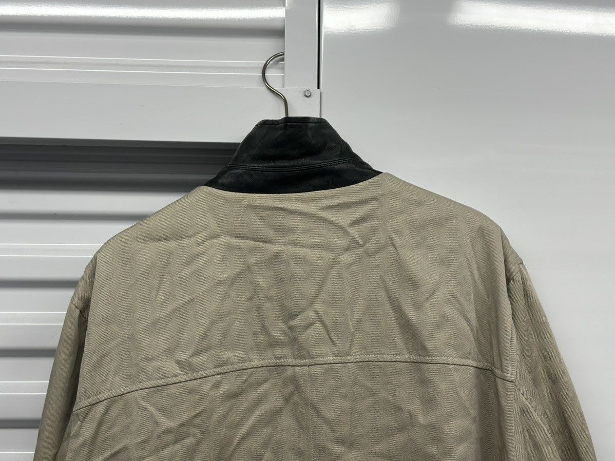 Ermenegildo Zegna Reversible Pelle Leather Jacket With Button Closures Size US XL / EU 56 / 4 - 10 Thumbnail