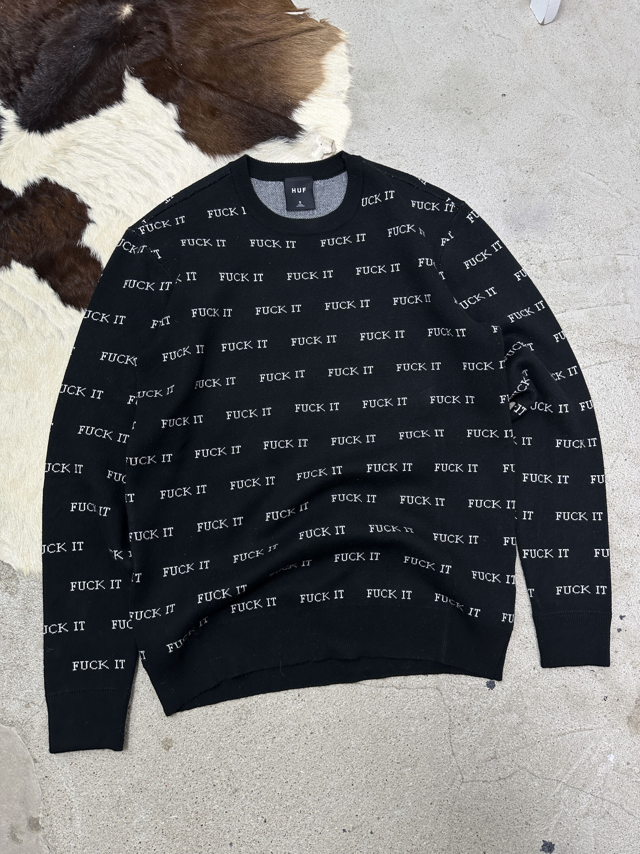 Huf Vintage Casual Streetwear Sporty HUF Sweatshirt Y2K Size US S / EU 44-46 / 1 - 2 Thumbnail