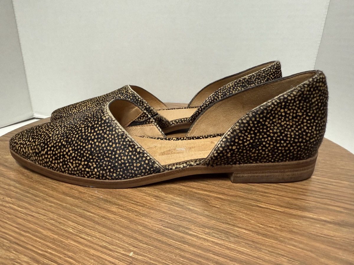 Madewell Madewell The Marisa d’Orsay Spotted Calf Hair Toffee Flat Size US 9.5 / IT 39.5 - 4 Thumbnail