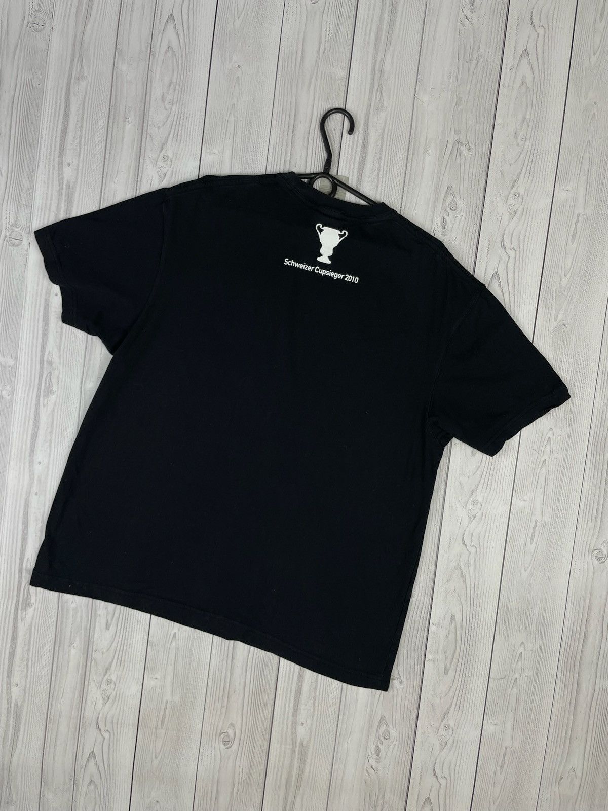 Nike Vintage nike Basel soccer tee logo black rare XL Size US XL / EU 56 / 4 - 4 Thumbnail