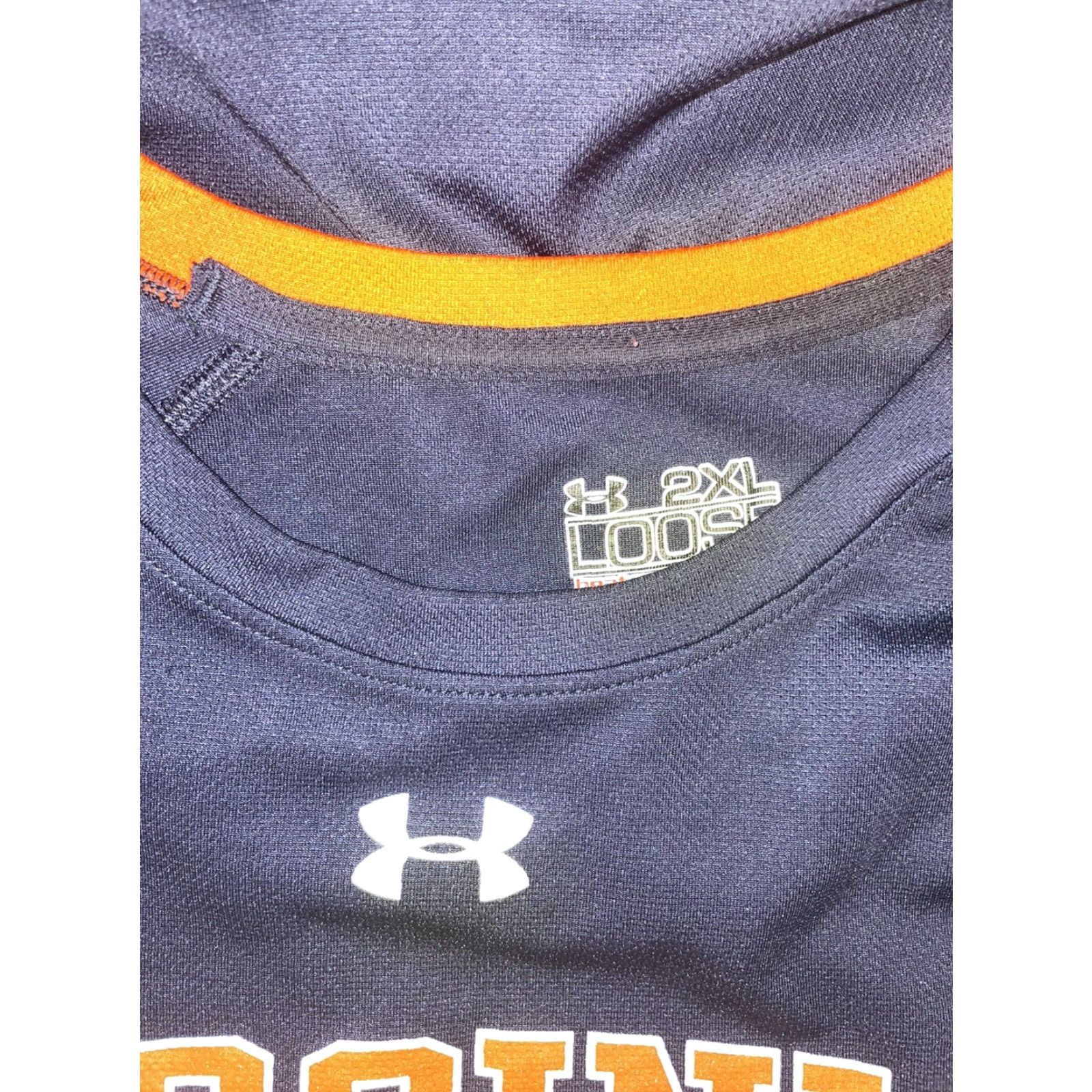 Under Armour Under Armour Loose HeatGear Virgine Athletic Shirt Mens 2XL Blue T-Shirt Athletic Mens Under Armour HeatGear Size US XXL / EU 58 / 5 - 8 Thumbnail
