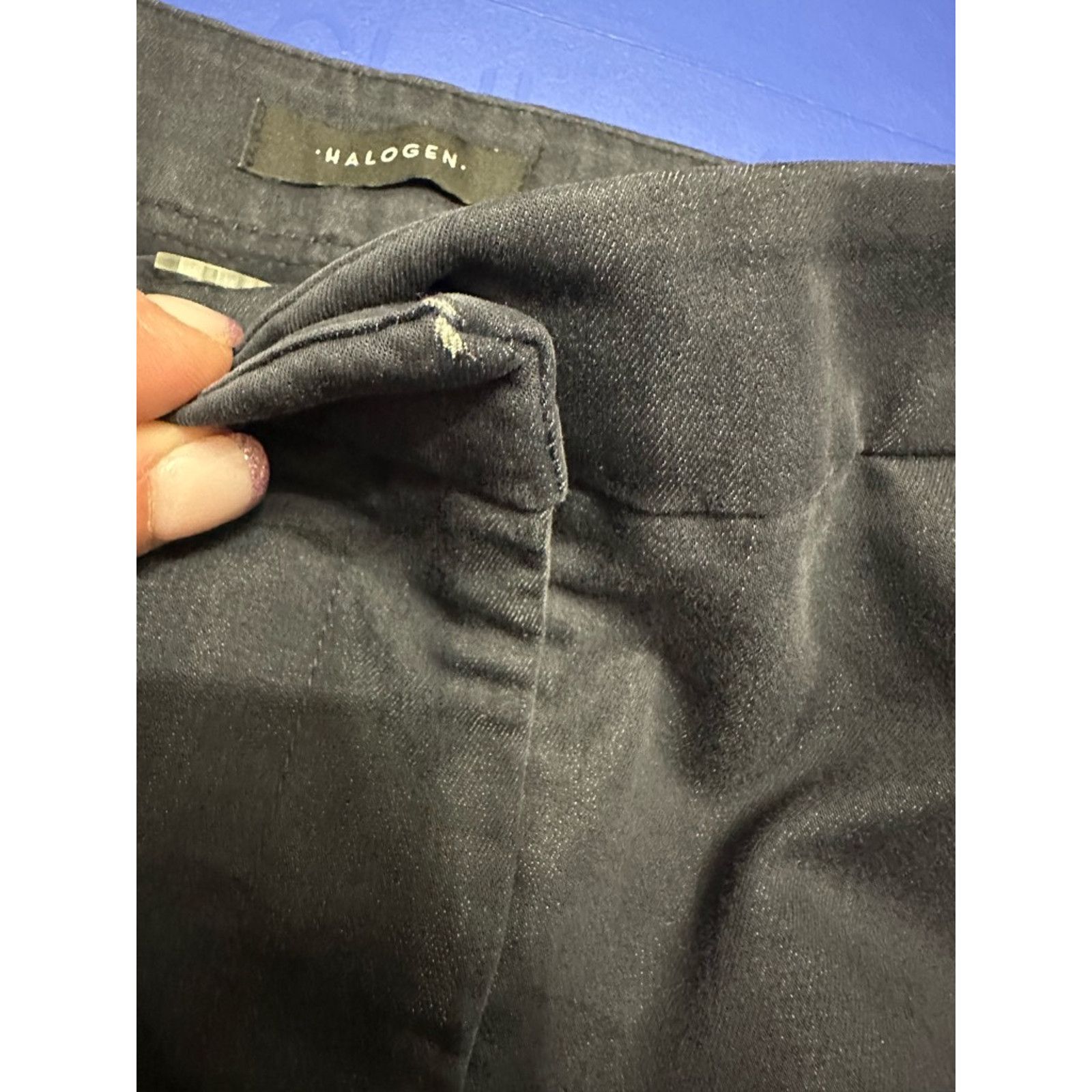 Other Halogen Career Dress Casual Pant Twill Pocket Black Womens 4 Size 27" / US 4 / IT 40 - 9 Thumbnail