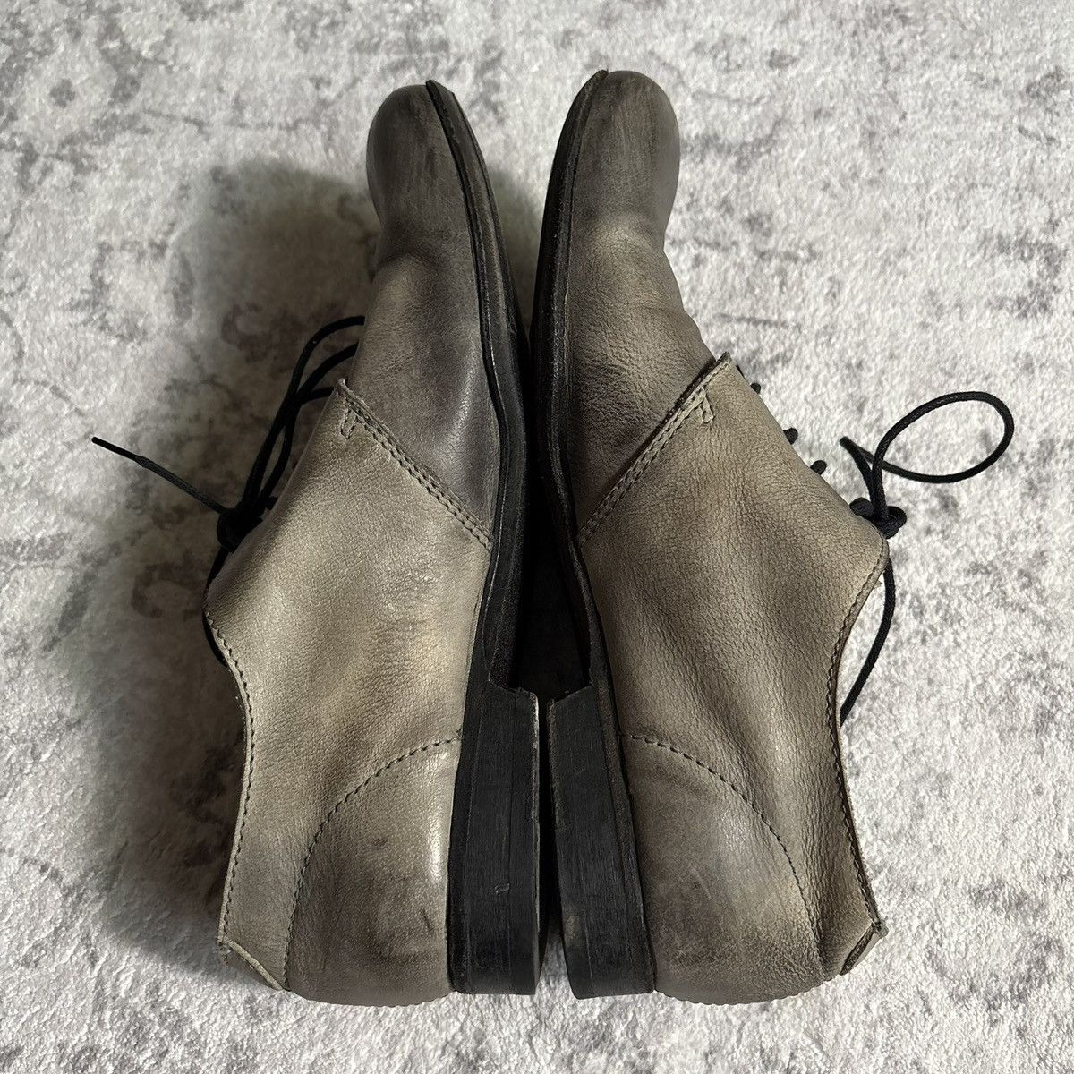 Giorgio Brato Giorgio Brato Oiled Calf Leather Derbies | Size 9 Size US 9 / EU 42 - 3 Thumbnail