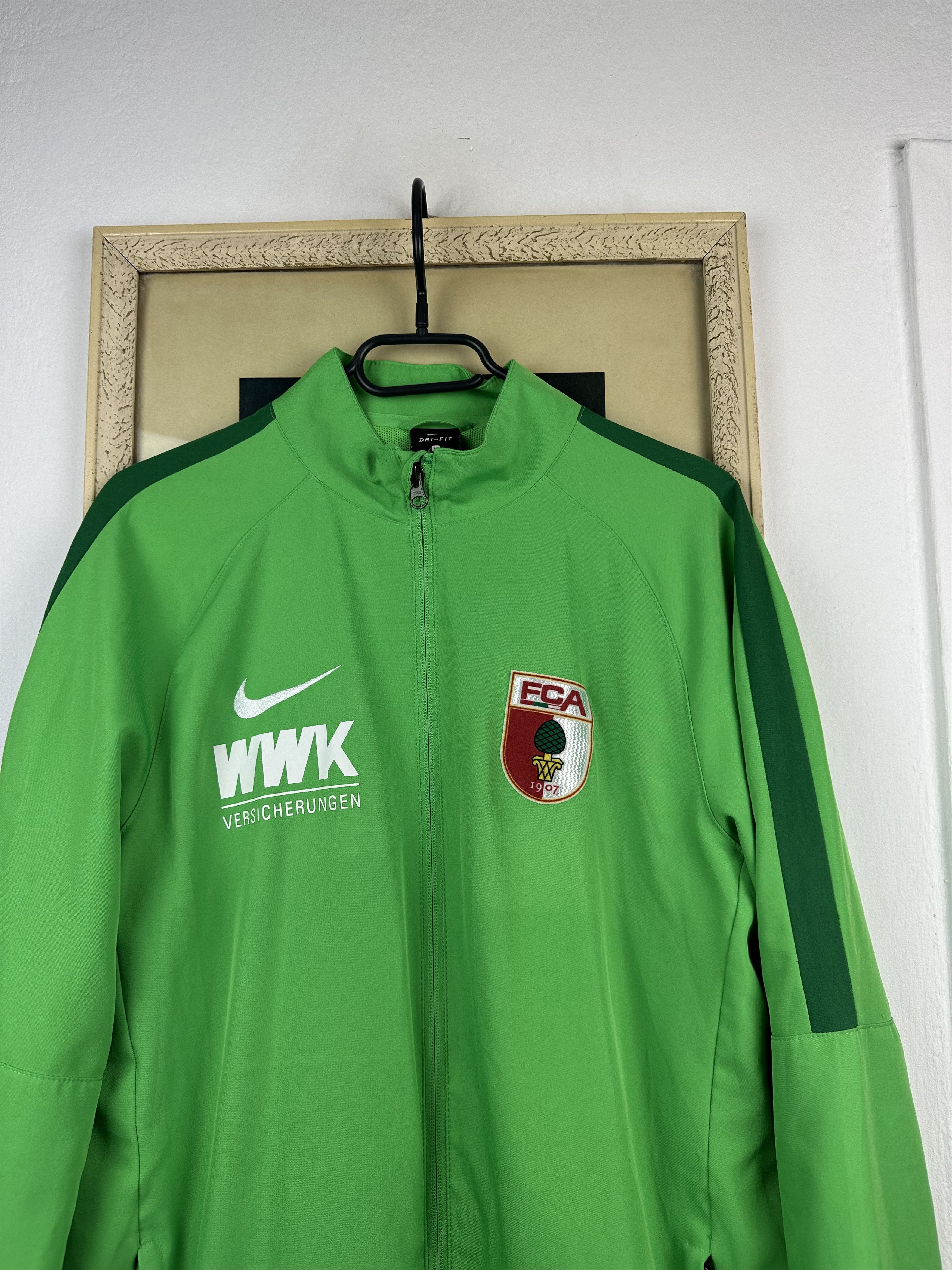 Nike Augsburg Nike Football Jacket Soccer Track Top Y2K Hype Size US M / EU 48-50 / 2 - 2 Thumbnail