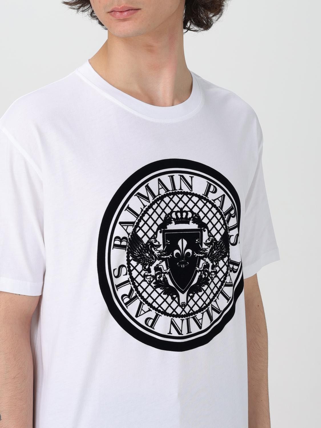 Balmain o1y0426 Crewneck T-Shirt in White Size US S / EU 44-46 / 1 - 3 Thumbnail