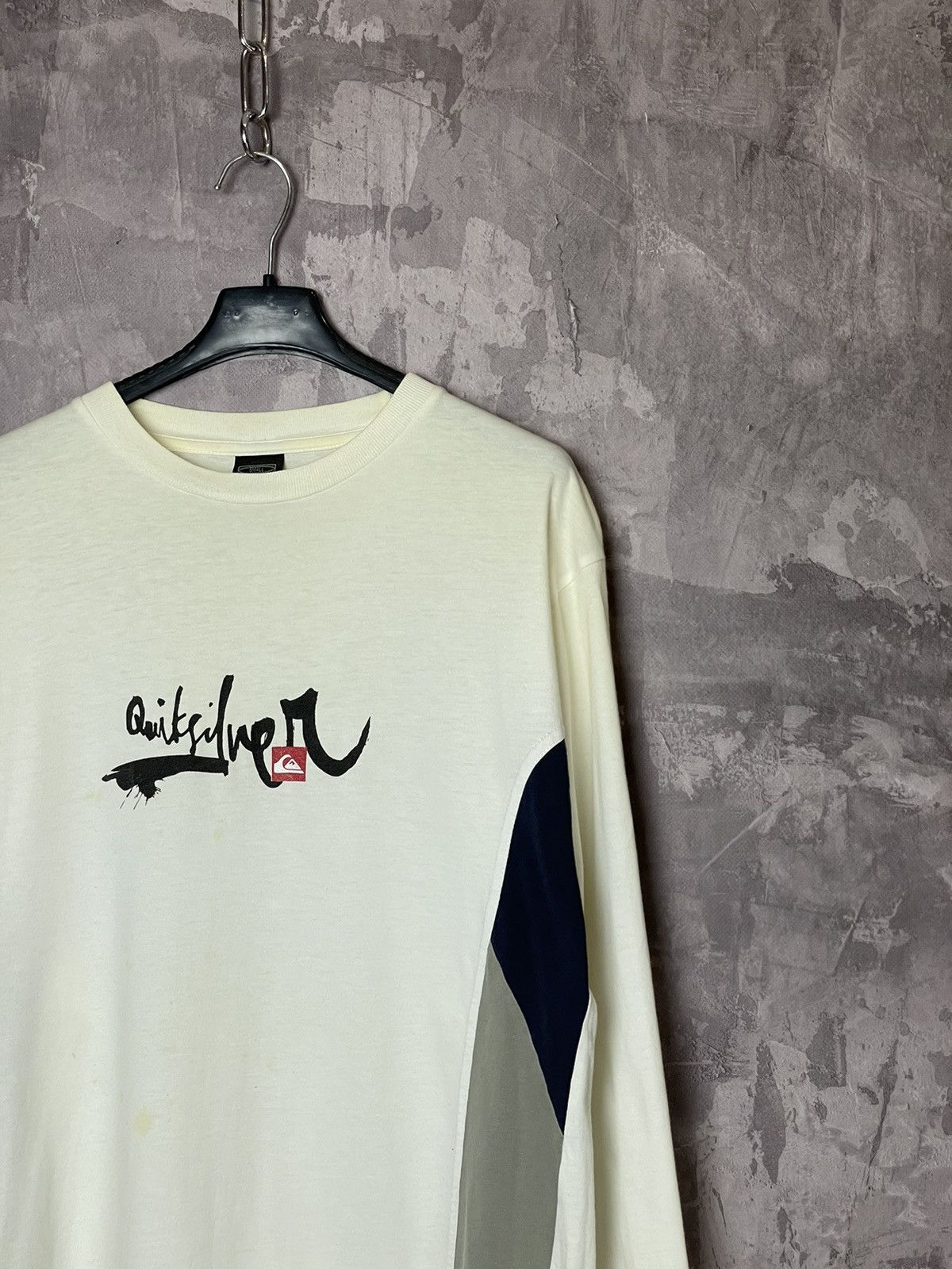Affliction × Quiksilver × Vintage Vintage Quiksilver Thermal Embroidered Logo Long Sleeve Size US S / EU 44-46 / 1 - 3 Thumbnail