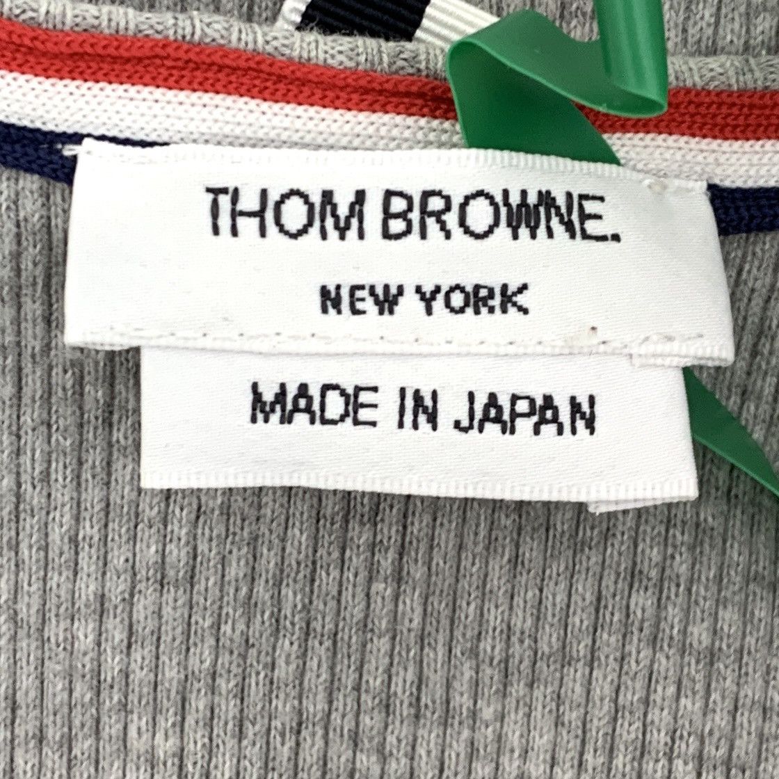 Thom Browne Thom Browne Grey Crew Neck Short Sleeve Knit Vest K26WX Size XS / US 0-2 / IT 36-38 - 6 Thumbnail