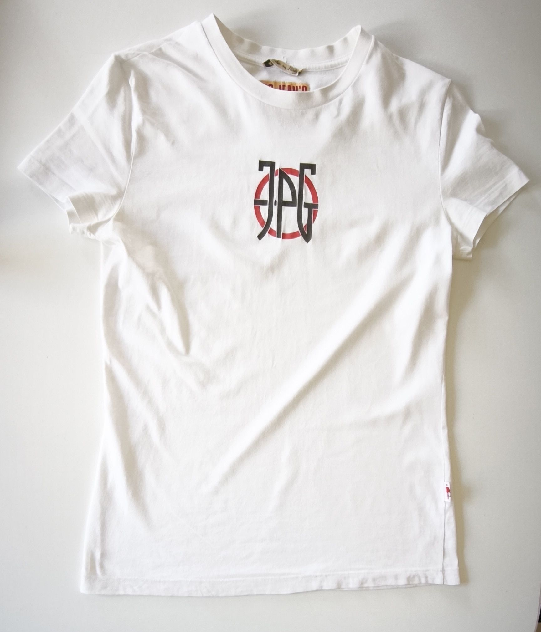 Jean Paul Gaultier SS 2002 - JPG logo cotton tshirt Size M / US 6-8 / IT 42-44 - 5 Thumbnail