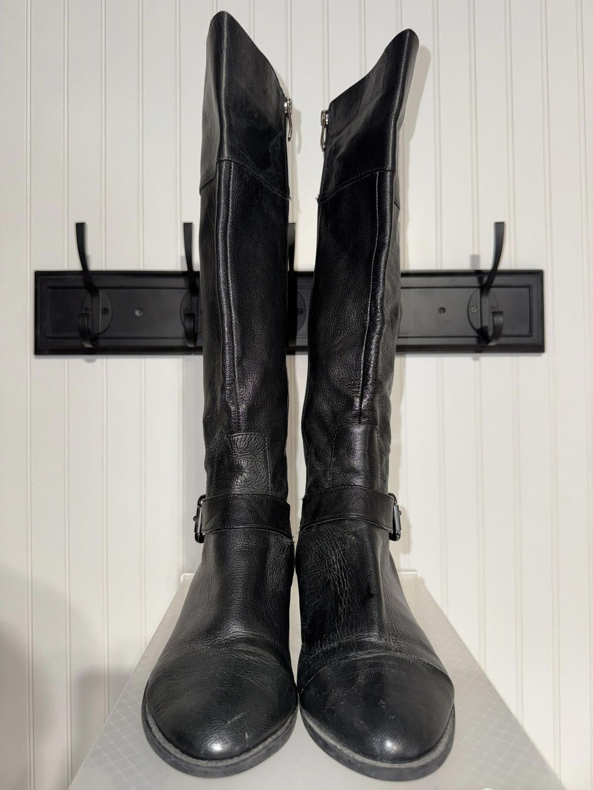 Vince Camuto Vince Camuto Women's Leather Knee-High Riding Boots Size 7 Size US 7 / IT 37 - 1 Thumbnail