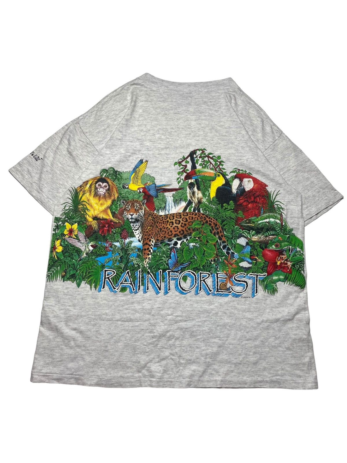 Habitat × Hysteric Glamour × Japanese Brand 1991 Habitat Oneita - Flora & Fauna T-Shirt Size US L / EU 52-54 / 3 - 2 Thumbnail