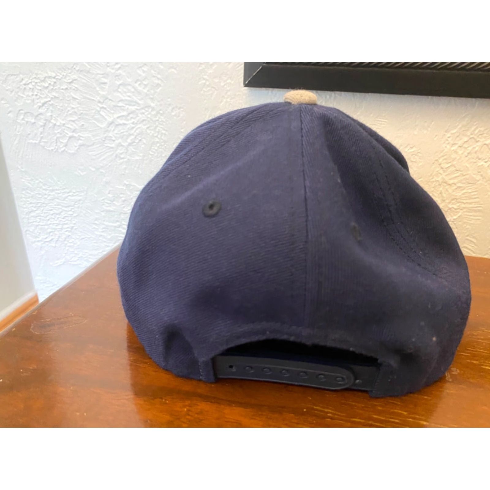 Brixton Brixton Hat Cap Snapback Black Round Circle Logo gray Bill One Size Adjustable Men Baseball Cap Blue Size ONE SIZE - 3 Thumbnail