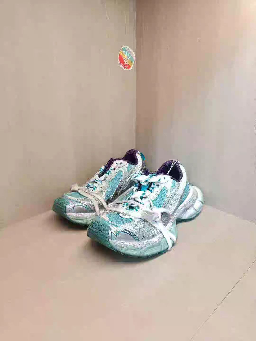 Balenciaga Balenciaga Triple S Grey/Blue K15 Size US 7 / IT 37 - 1 Thumbnail