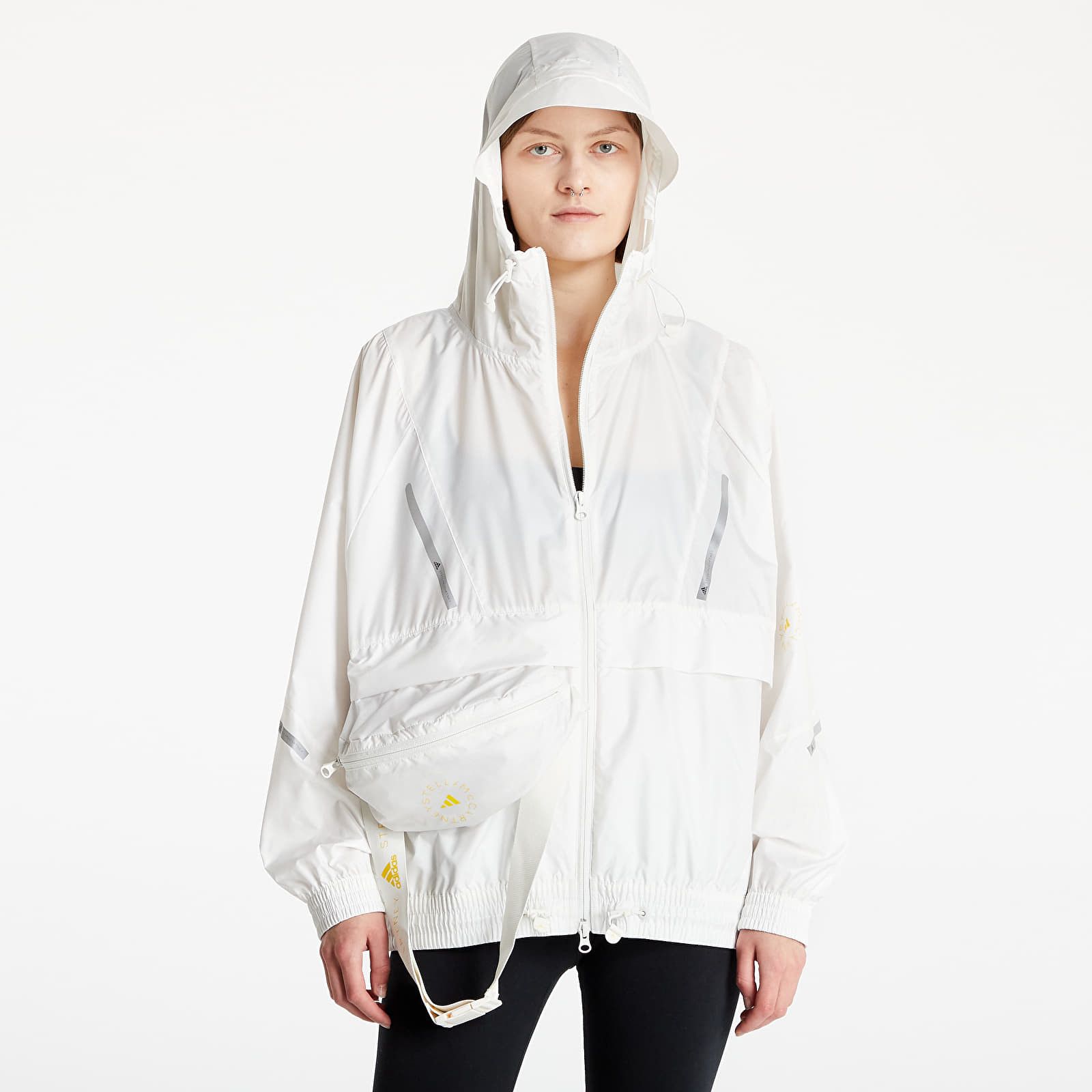 Adidas × Stella McCartney Adidas x Stella McCartney Womens Windbreaker Hooded Jacket Size XL / US 12-14 / IT 48-50 - 4 Thumbnail
