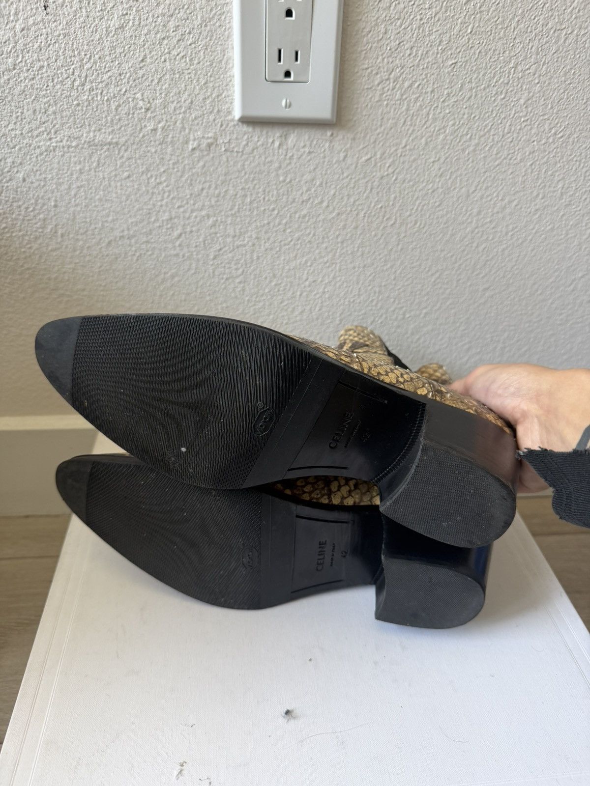 Celine Python Camargue Shiny Western Chelsea Boots 42 Size US 9 / EU 42 - 6 Thumbnail
