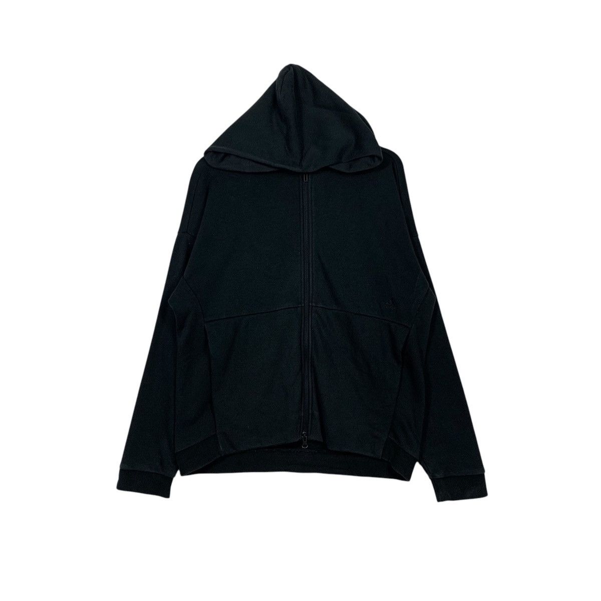Adidas ADIDAS Big Logo Zipper Hoodies Sweatshirt #1787-C79 Size US L / EU 52-54 / 3 - 4 Thumbnail
