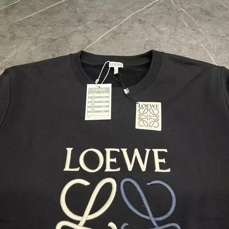 Loewe LOEWE Embroidered LOGO hoodie Size L / US 10 / IT 46 - 3 Thumbnail