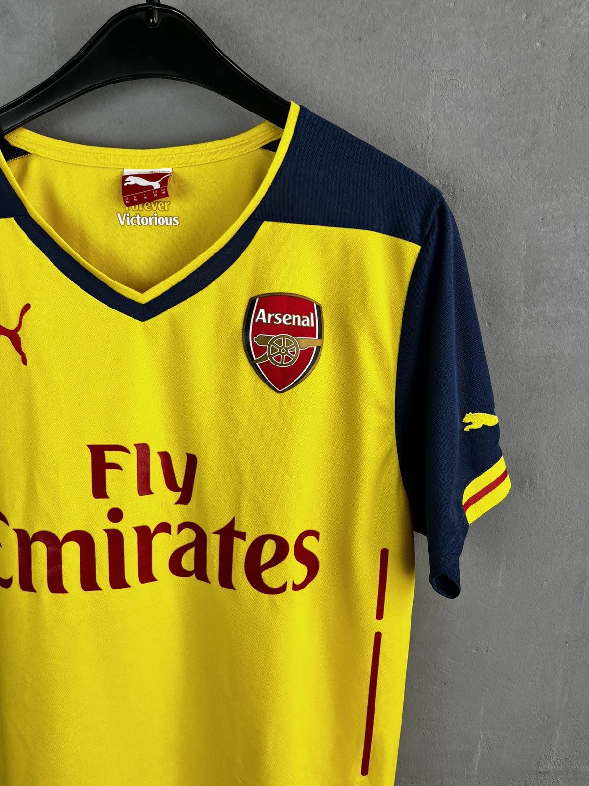 Puma Vintage Arsenal 2014/15 Away Puma Soccer Jersey Blokcore Size US M / EU 48-50 / 2 - 3 Thumbnail
