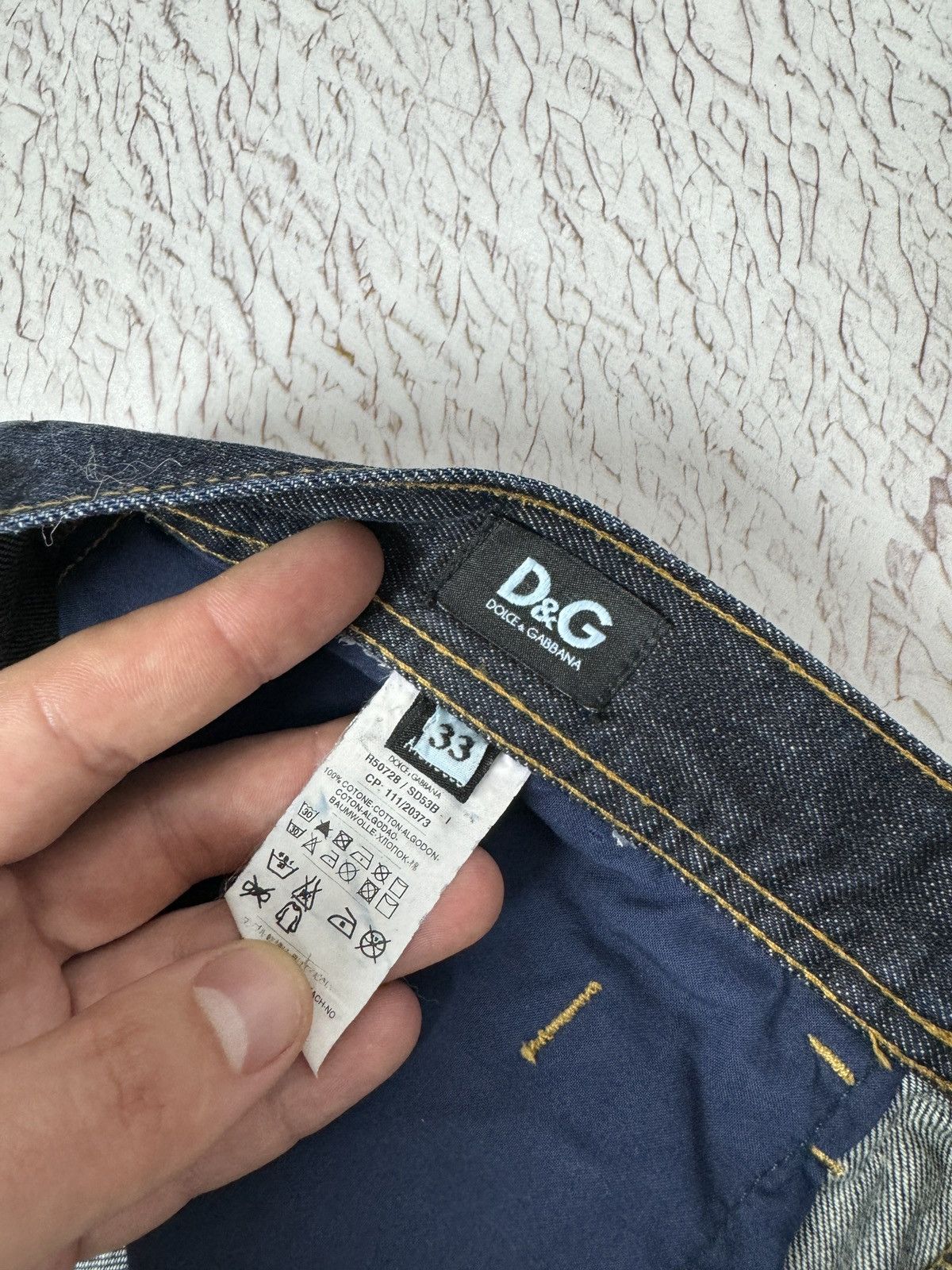 Dolce & Gabbana Dolce & Gabbana Distressed Indigo Denim Pants Jeans Size US 36 / EU 52 - 12 Thumbnail