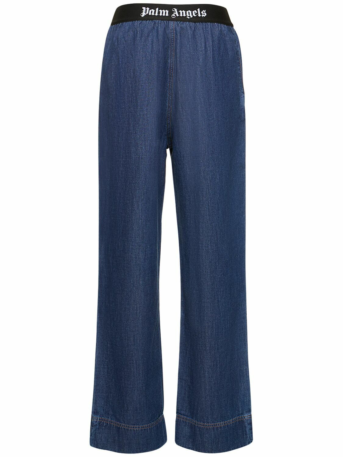 Palm Angels o1y1125 Denim Pant in Blue Size 25" / US 0 / IT 36 - 2 Thumbnail