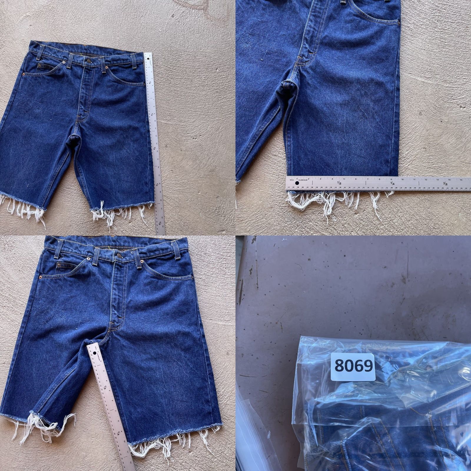 Levi's VINTAGE Levi's Bermuda Shorts Men 32 Blue Denim 505 Jorts 90s Hip Hop Orange Tab Relaxed Fit Mens Size US 32 / EU 48 - 8 Thumbnail