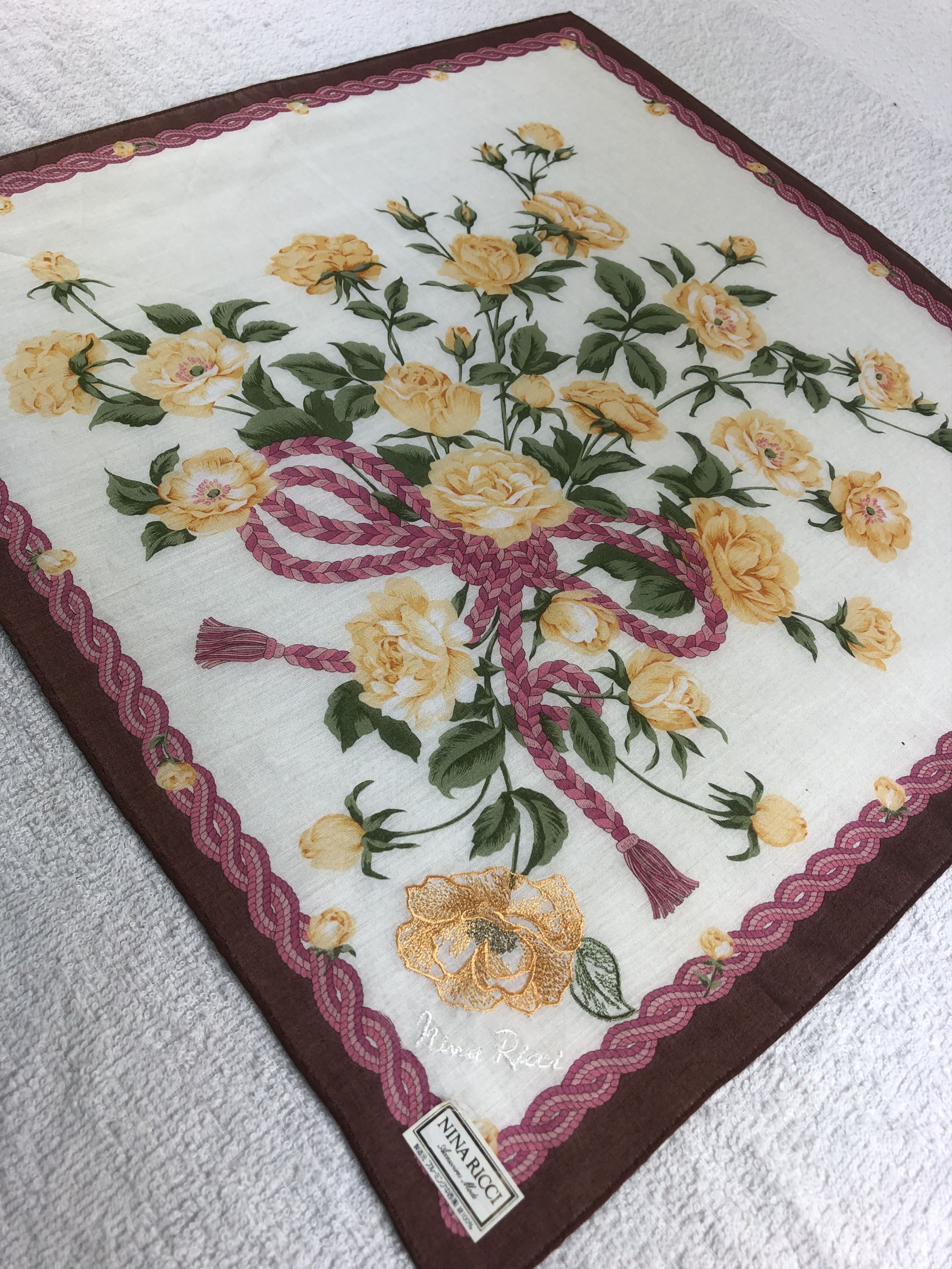 Nina Ricci Nina Ricci Handkerchief / Bandana / Neckerchief C185 Size ONE SIZE - 4 Thumbnail