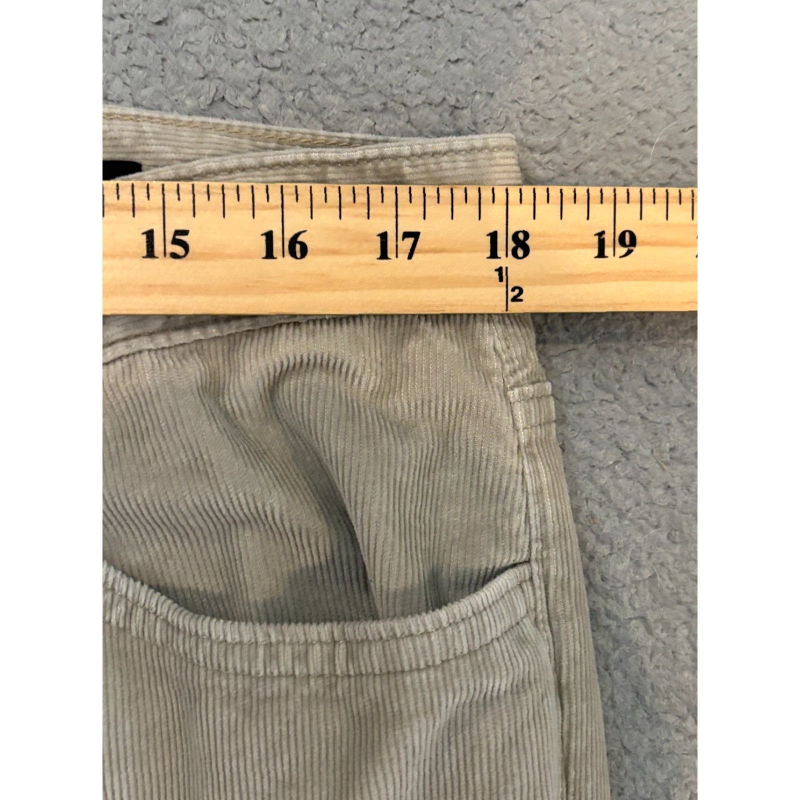 Banana Republic Banana Republic Corduroy Pants Mens Slim Beige Straight 35x30 36x28 Traveler Regular Slim Fit Size US 35 - 4 Thumbnail