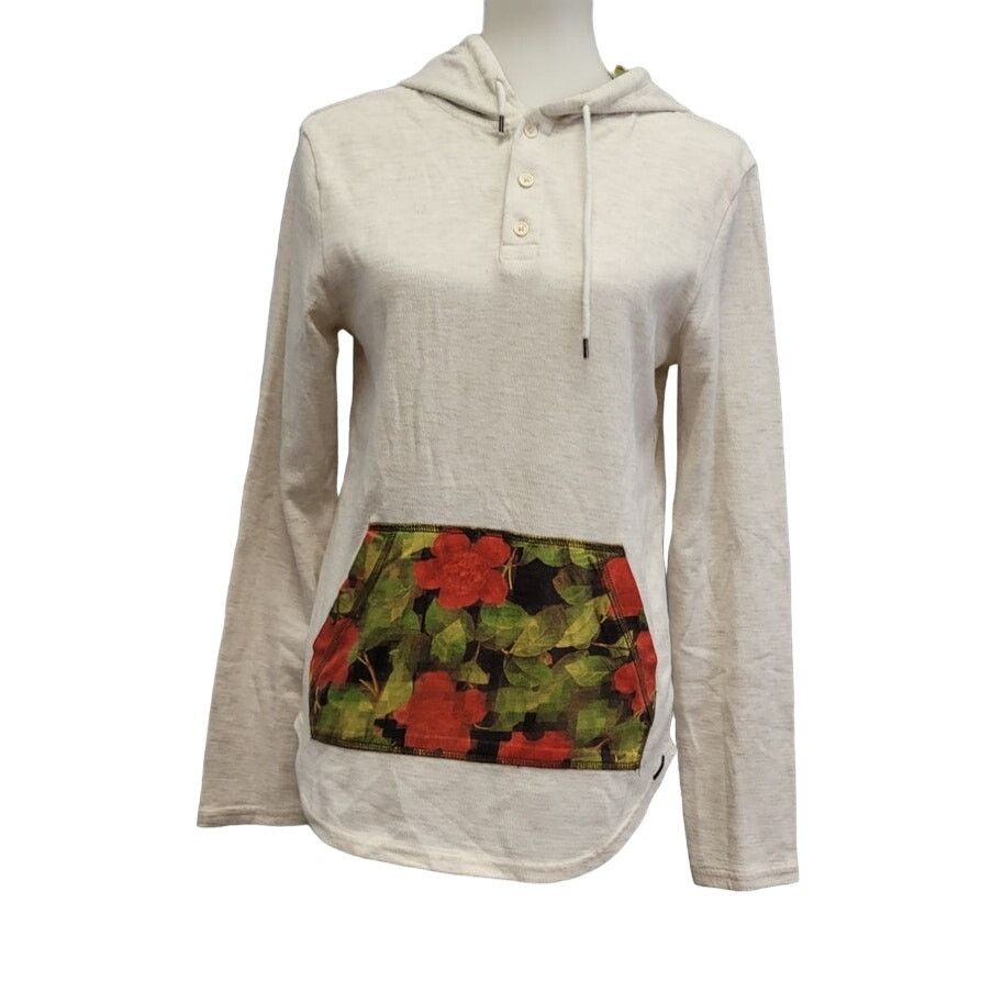 On The Byas On The Byas Womens Small Long Sleeve Hooded Sweatshirt Size S / US 4 / IT 40 - 1 Thumbnail