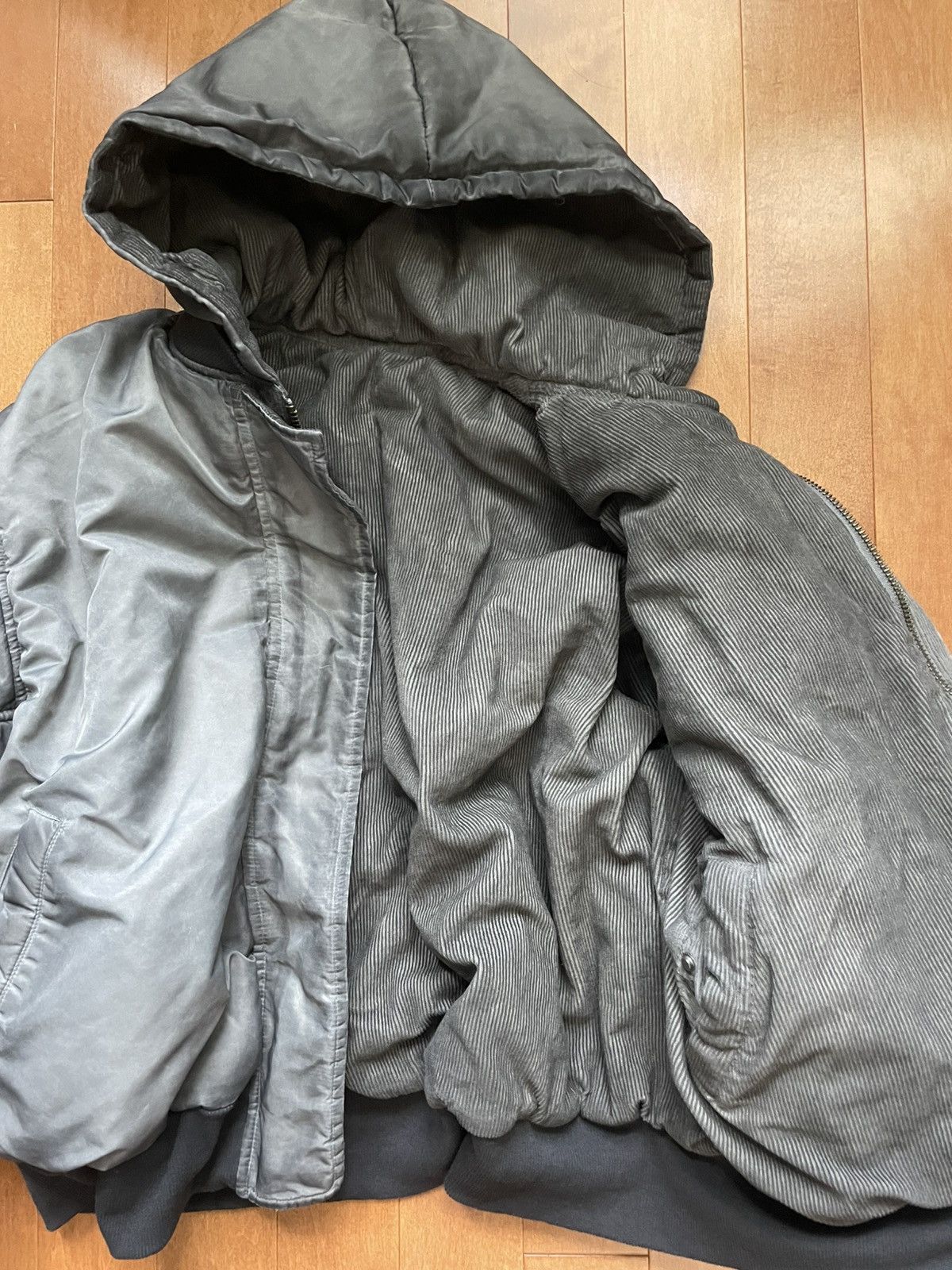 Onyx grey reversible bomber NO FAITH STUDIOS Bombers