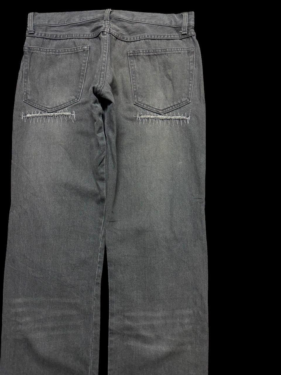 Designer SICK Men's Melrose Mudwash Grunge Distressed Ripped Jeans Size US 30 / EU 46 - 19 Thumbnail