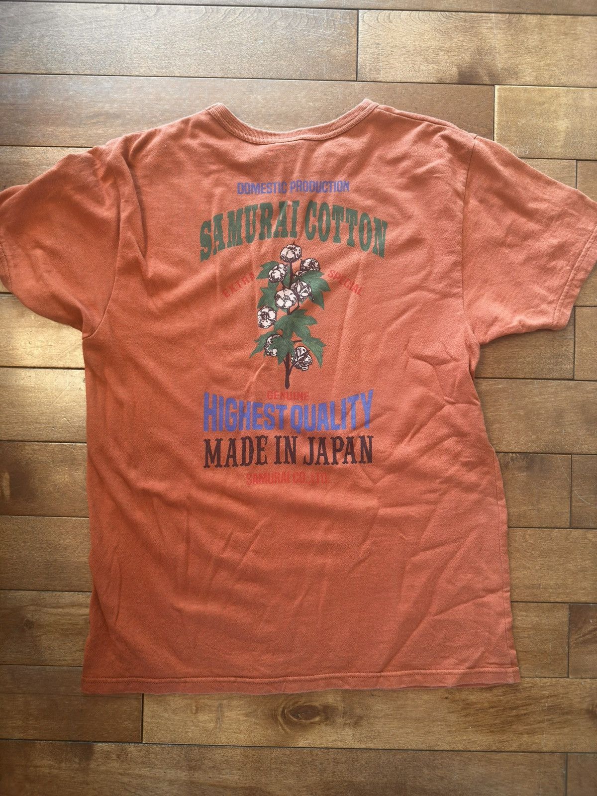 Samurai Jeans Samurai Graphic Tshirt Orange Size US L / EU 52-54 / 3 - 4 Thumbnail