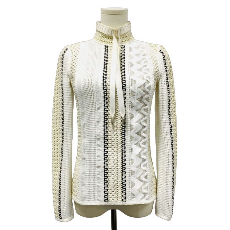 Louis Vuitton Louis Vuitton Textured Knit Sweater Size 36 Size XS / US 0-2 / IT 36-38 - 1 Thumbnail
