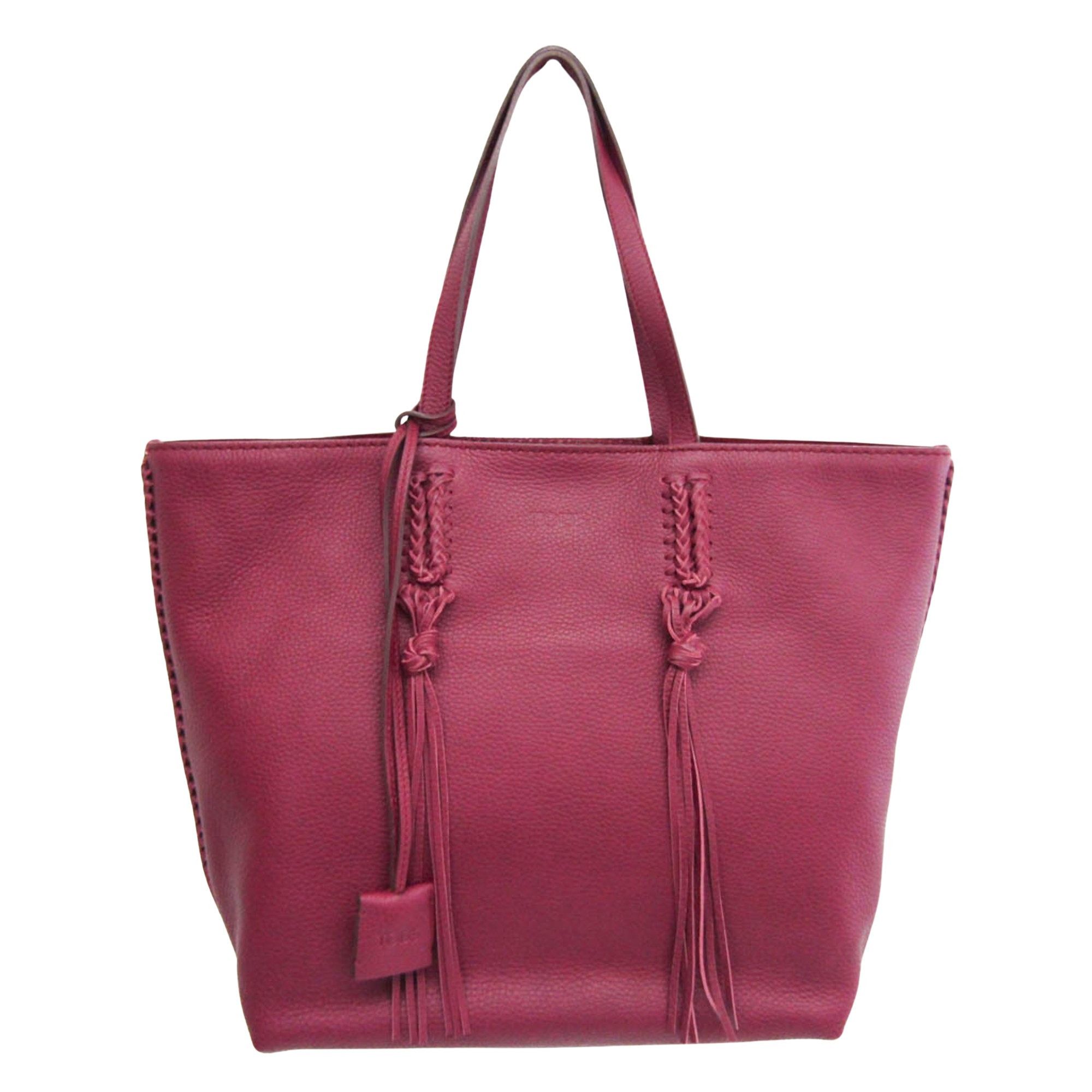 Tod's Purple Leather Tote Bag (Pre-Owned) Size ONE SIZE - 1 Thumbnail