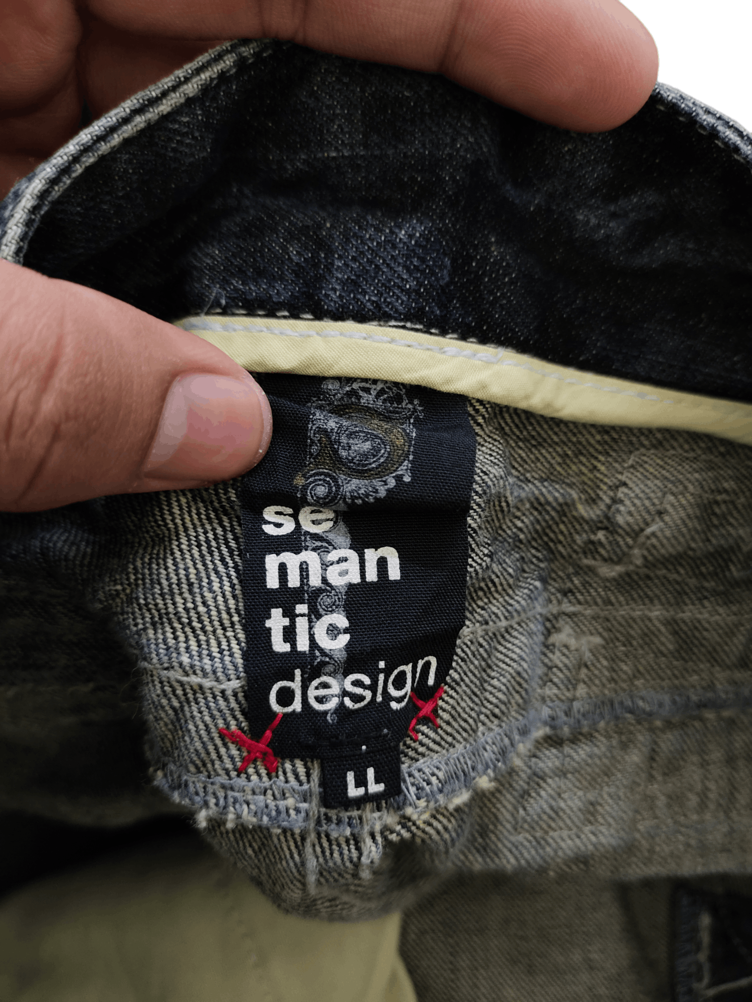 semanticdesign Flare Jeans Semantic Design Distress Faded Bootcut Denim Size US 34 / EU 50 - 20 Thumbnail
