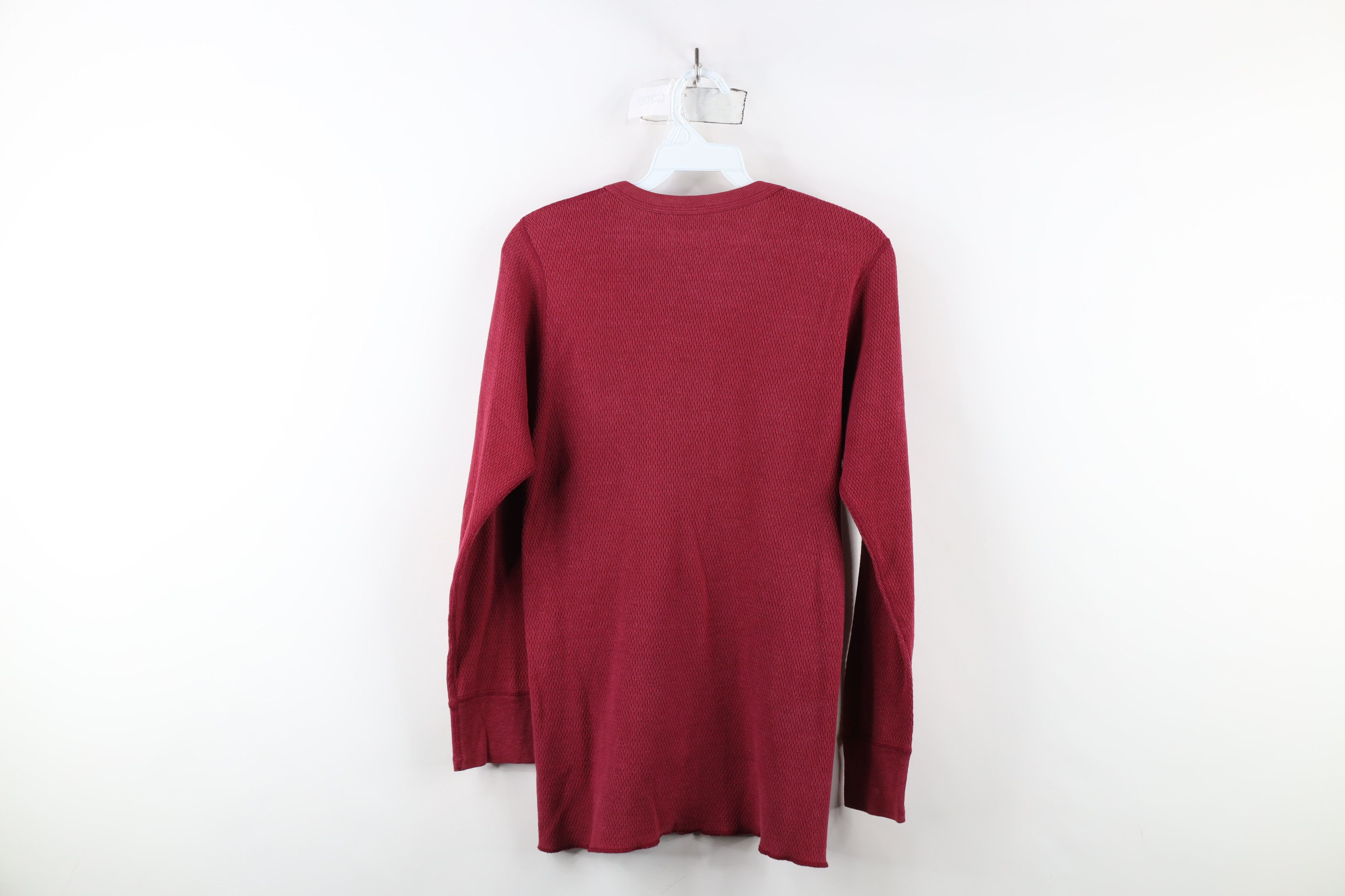 Hanes × Vintage Vintage 70s Hanes Blank Thermal Waffle Knit T-Shirt USA Size US M / EU 48-50 / 2 - 11 Thumbnail