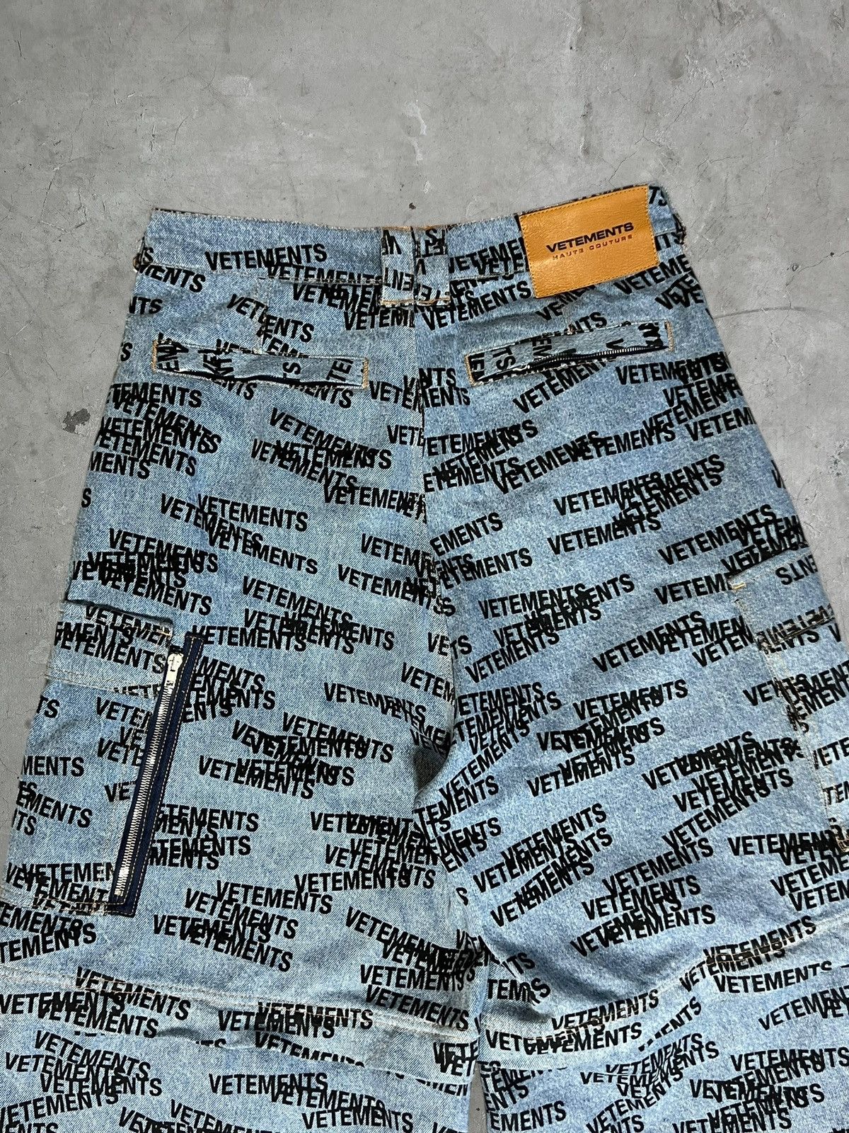 Vetements Vetements Logo Transformer Denim Raver Pants Size US 30 / EU 46 - 8 Thumbnail