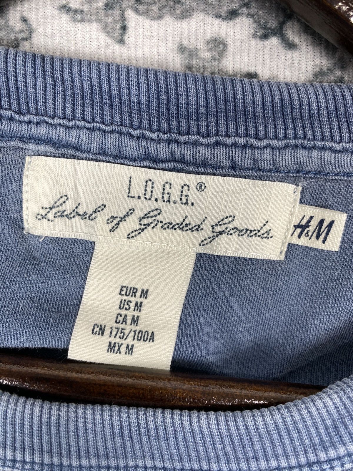 H&M Vintage H&M LOGG Faded Sweatshirts Size US M / EU 48-50 / 2 - 7 Thumbnail