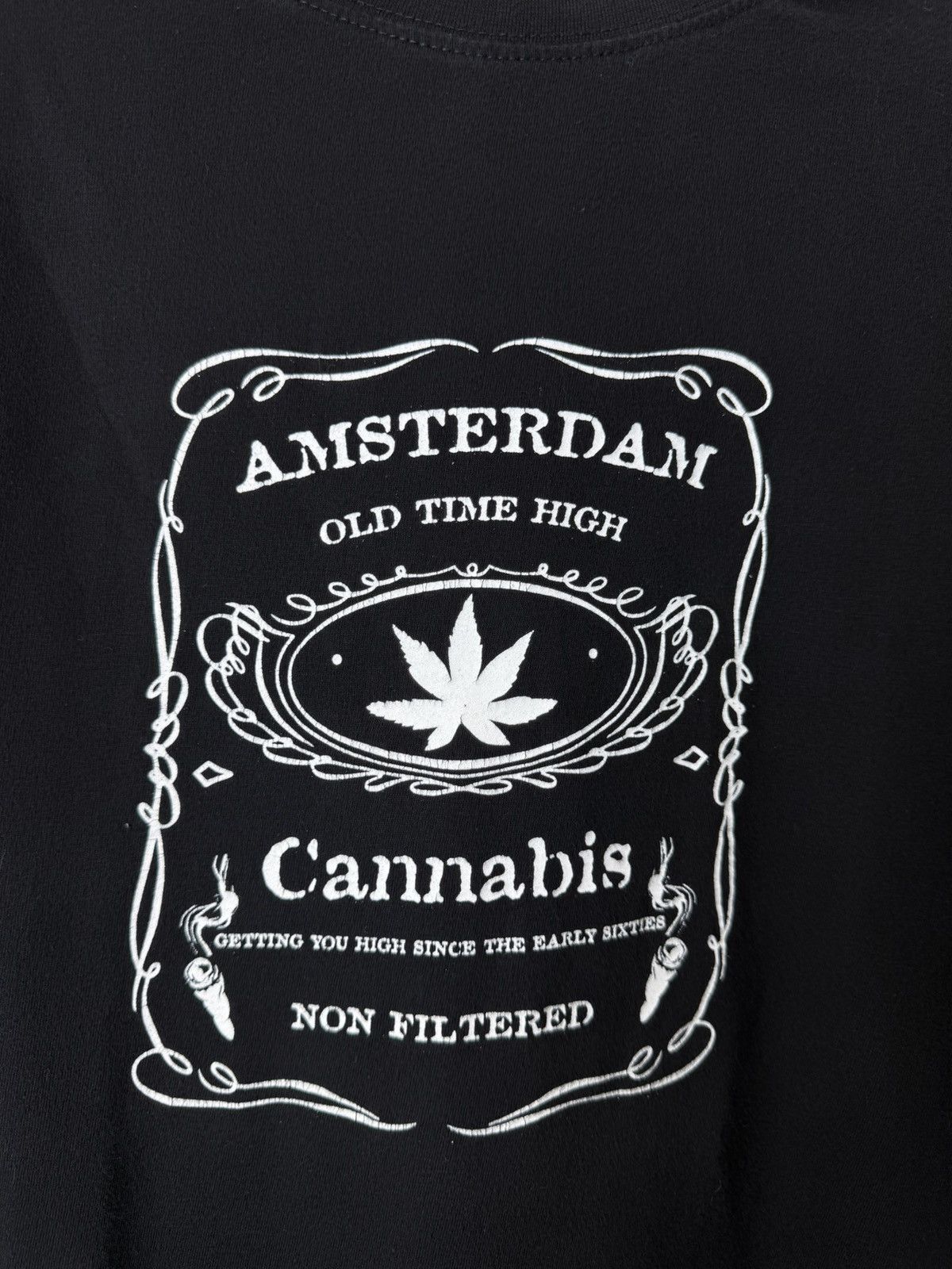 Rap Tees Rare! Vintage Amsterdam Cannabis Marijuana T Shirt Weed LSD Size US L / EU 52-54 / 3 - 2 Thumbnail