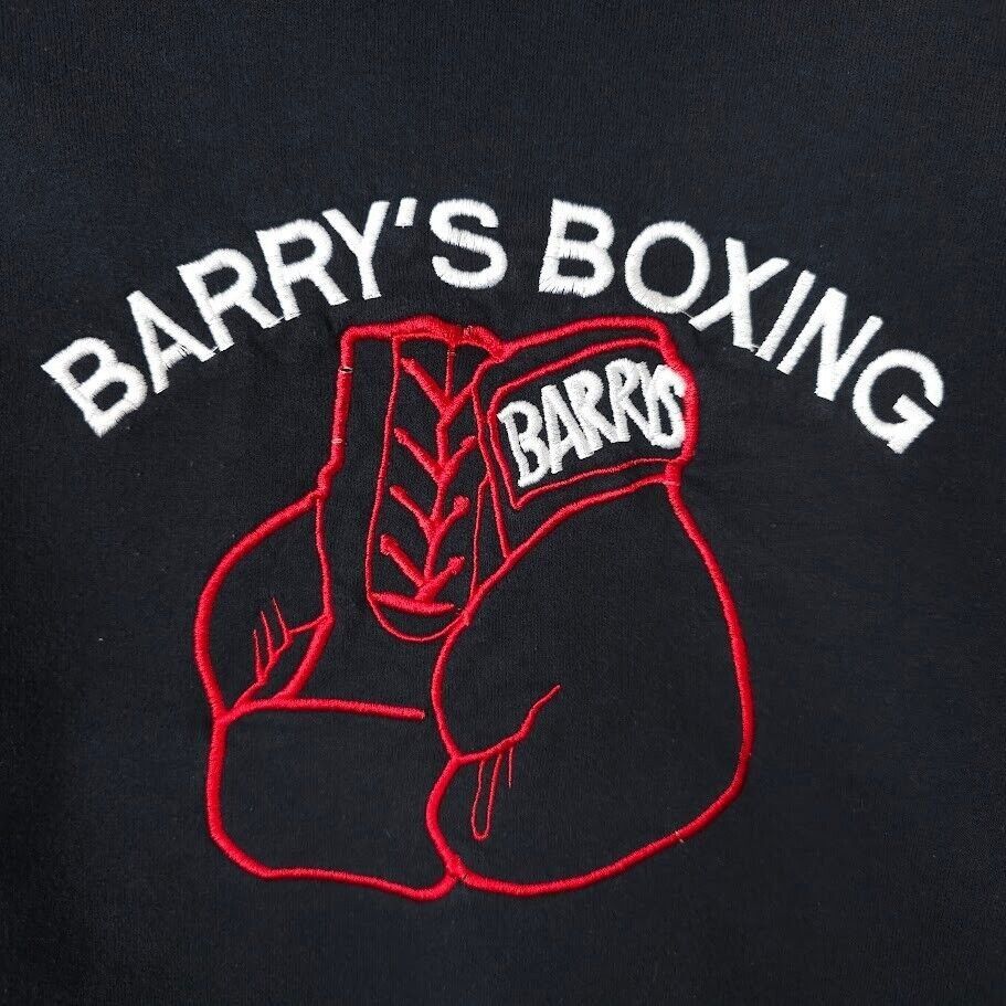Fruit Of The Loom Barrys Boxing Sweatshirt Hoodie Mens Size Small Black Vegas Size US S / EU 44-46 / 1 - 4 Thumbnail