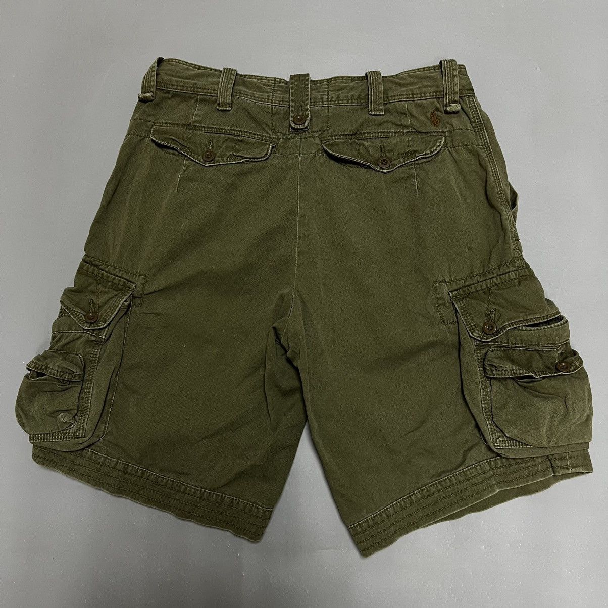 Polo Ralph Lauren × Ralph Lauren × Vintage Polo Ralph Lauren Vintage Cargo Shorts Multi Pocket y2k Size US 32 / EU 48 - 3 Thumbnail