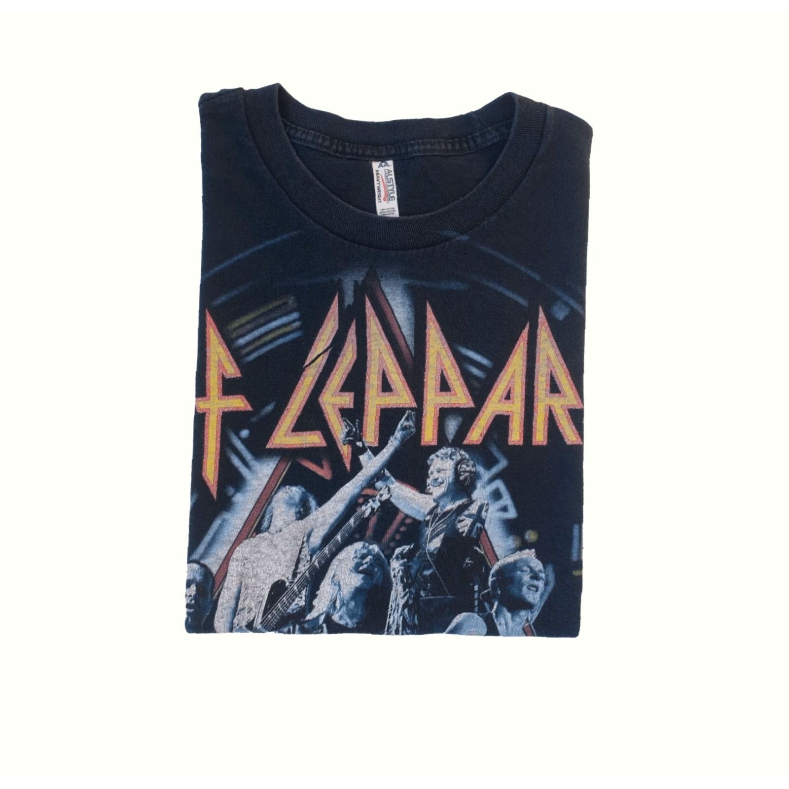 Vintage VINTAGE DEF LEPPARD ALSTYLE ROCK TOUR BAND VTG Y2K 90s BLACK T SHIRT MEN XL SZ 2015 Size US XL / EU 56 / 4 - 2 Thumbnail