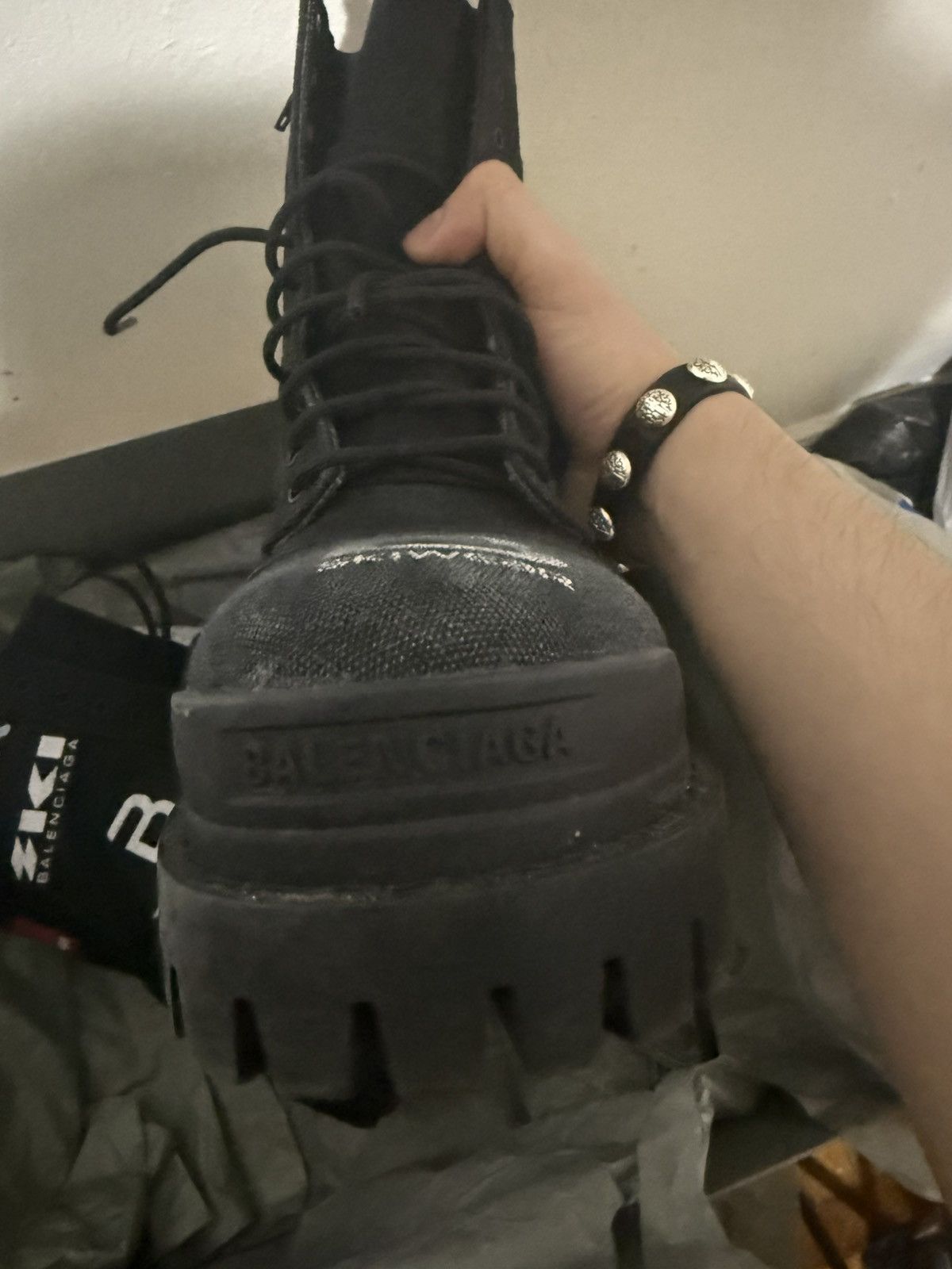 Balenciaga Balenciaga Combat Strike Boots Size US 9 / EU 42 - 11 Thumbnail