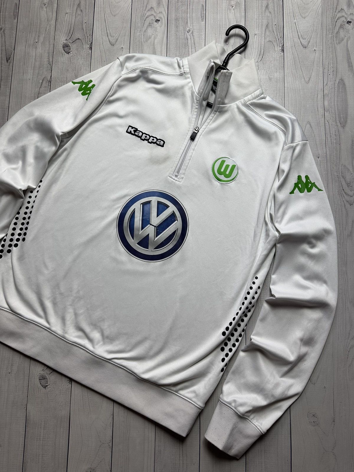 Kappa × Vintage Vintage Wolfsburg soccer jacket training Volkswagen L Size US L / EU 52-54 / 3 - 3 Thumbnail