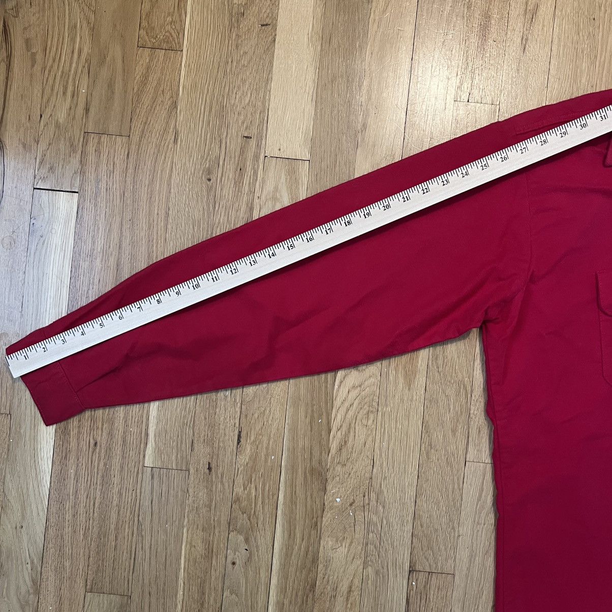 American Eagle Outfitters Vintage American Eagle Outfitters Red Chamois Button Up XL Size US XL / EU 56 / 4 - 5 Thumbnail