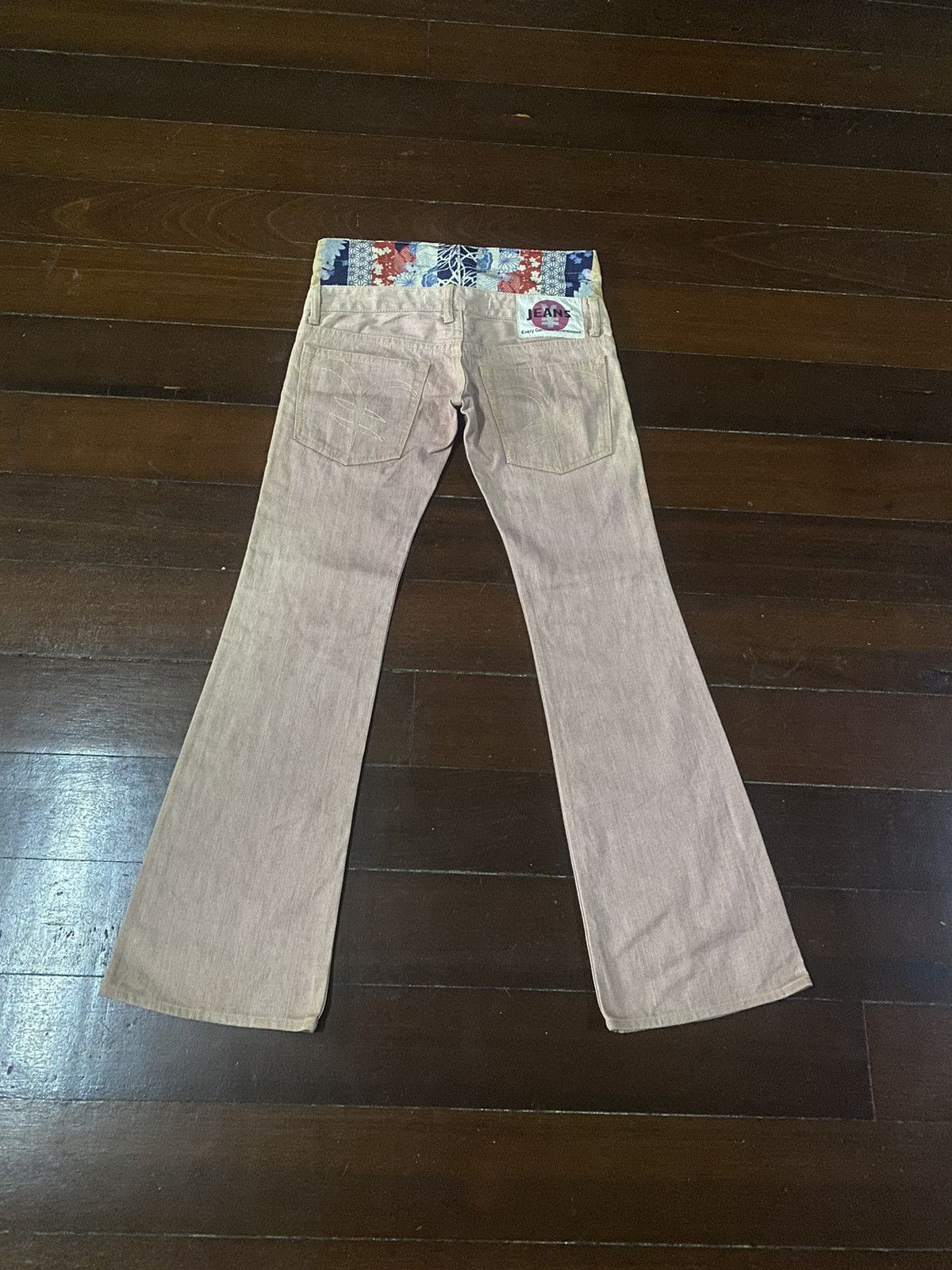 Le Grande Bleu (L.G.B.) rare yen japanese brand double waist boot cut sukajan b-1 Size US 32 / EU 48 - 1 Thumbnail